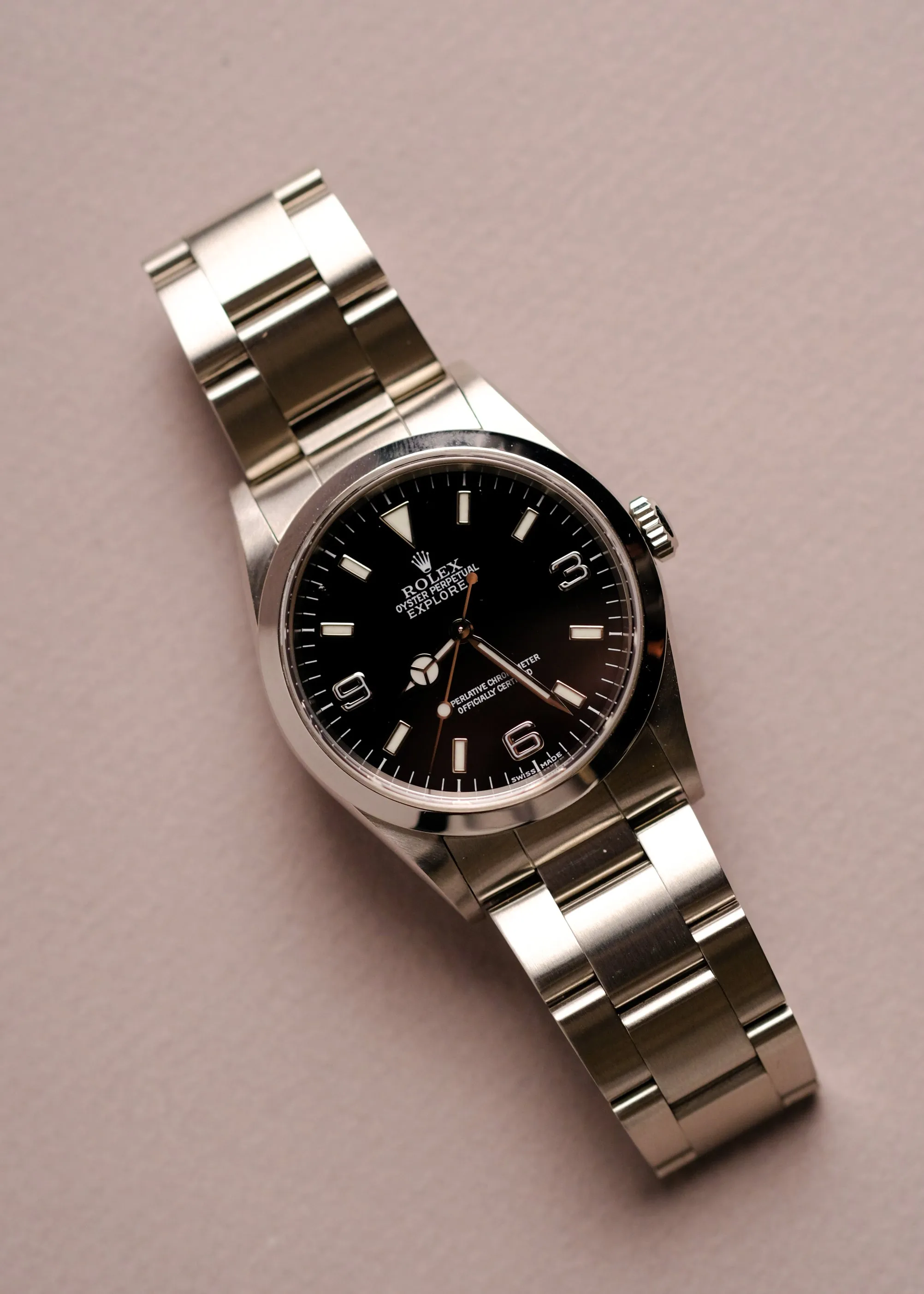 Rolex Explorer i 14270 Unpolished w/Papers - 2000