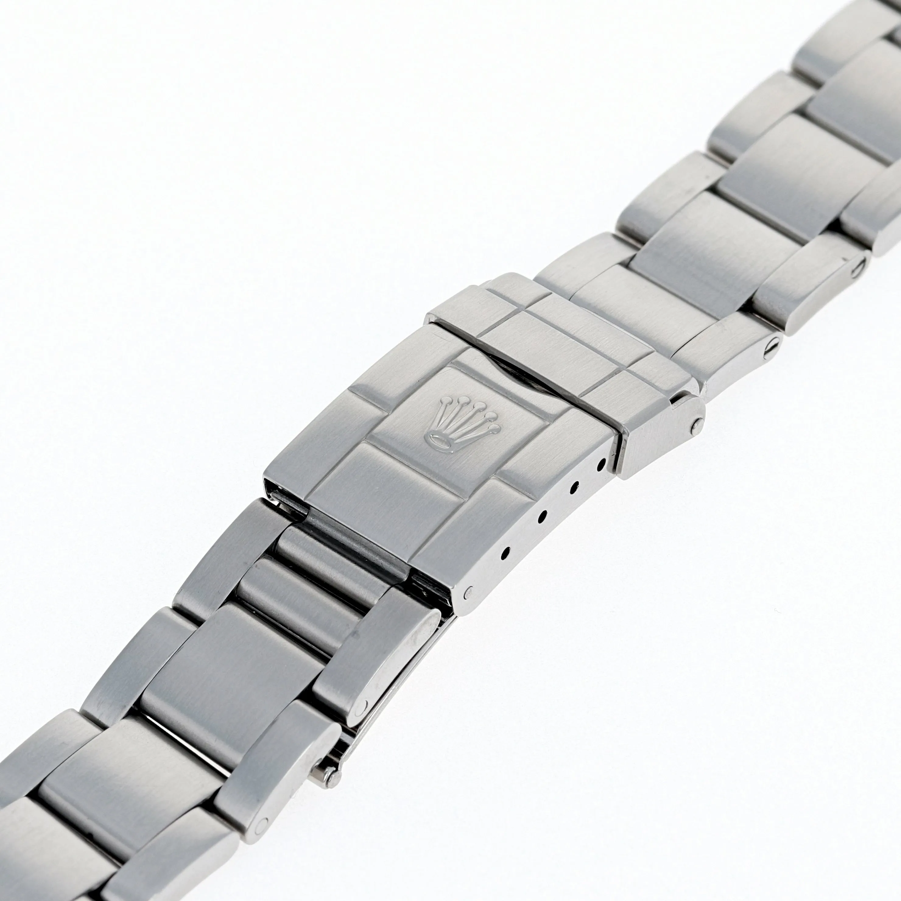 Rolex Explorer II 16570 T GMT Black No Lug Holes c. 2008 Oyster Steel 40 mm