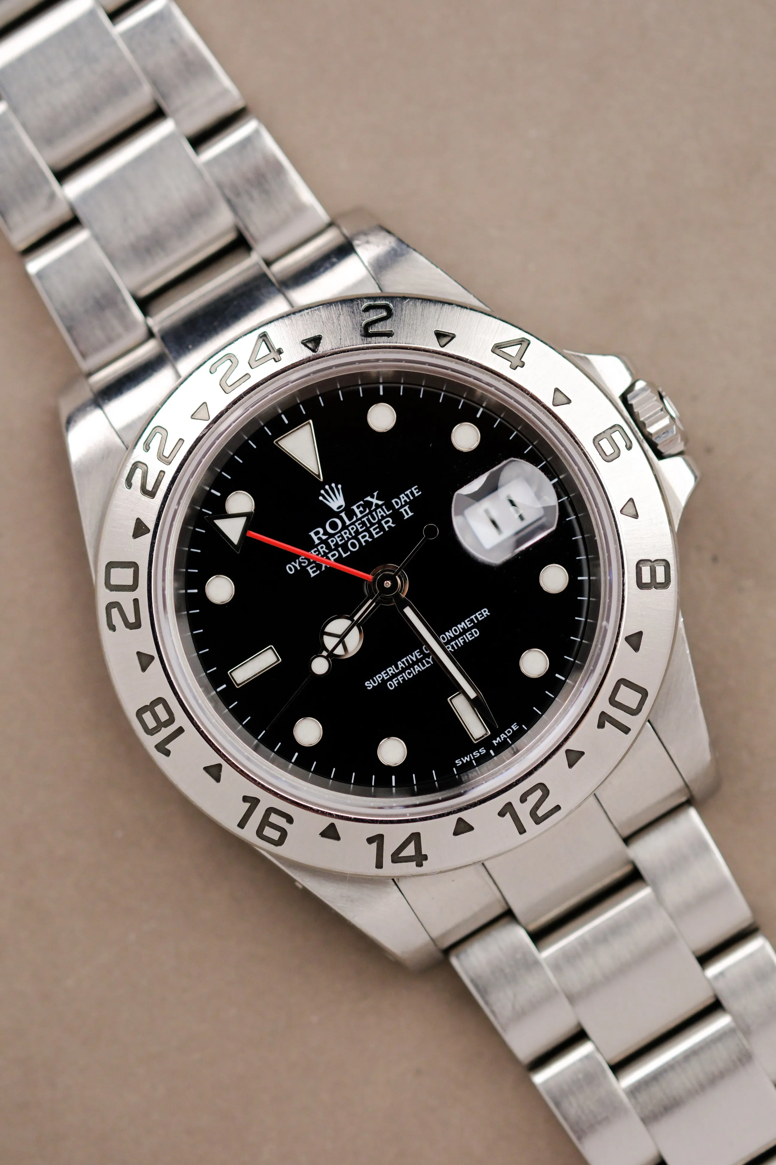 Rolex Explorer ii 16570 w/ RSC - 2001