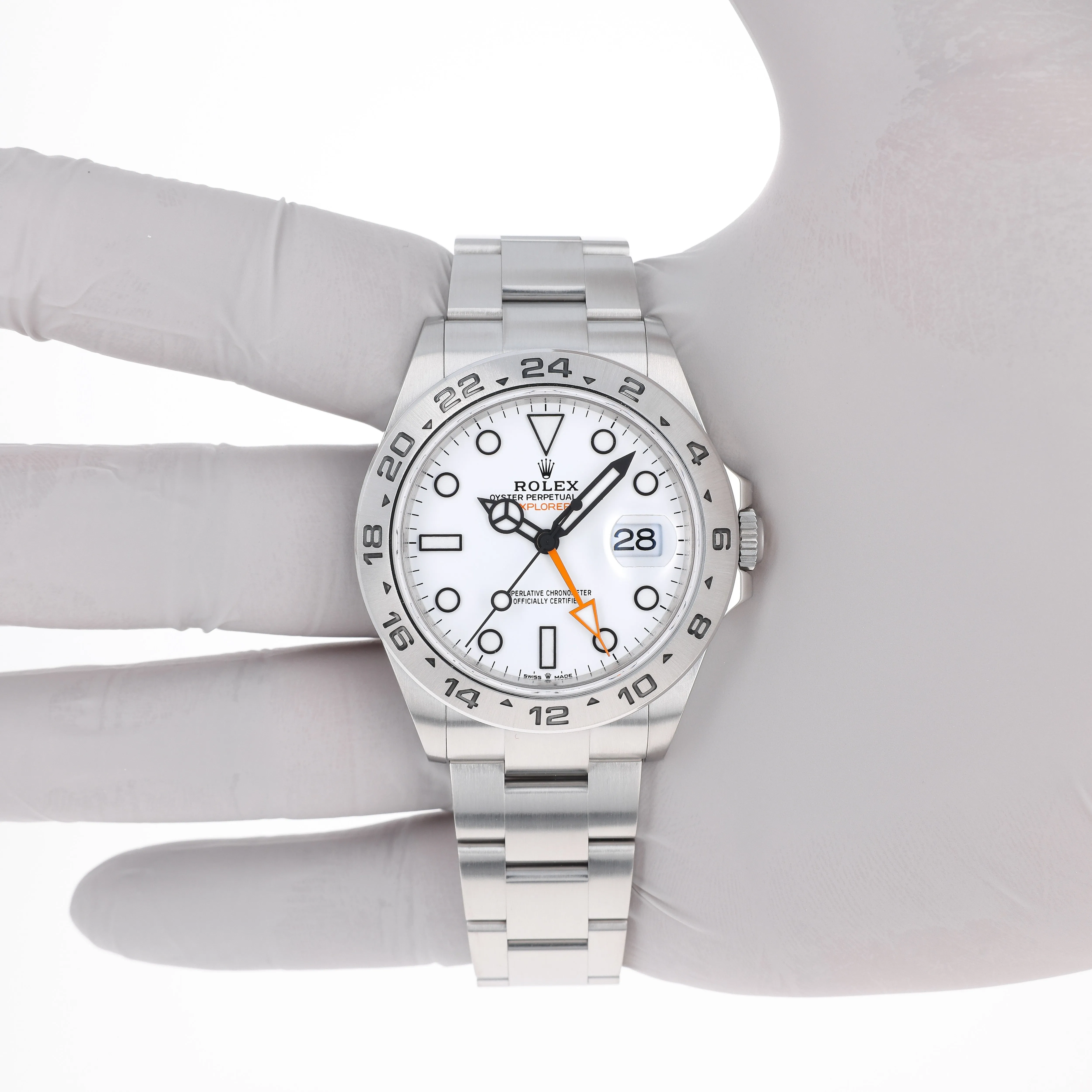Rolex Explorer II 226570 White FULL SET 2023 Polar 42 mm