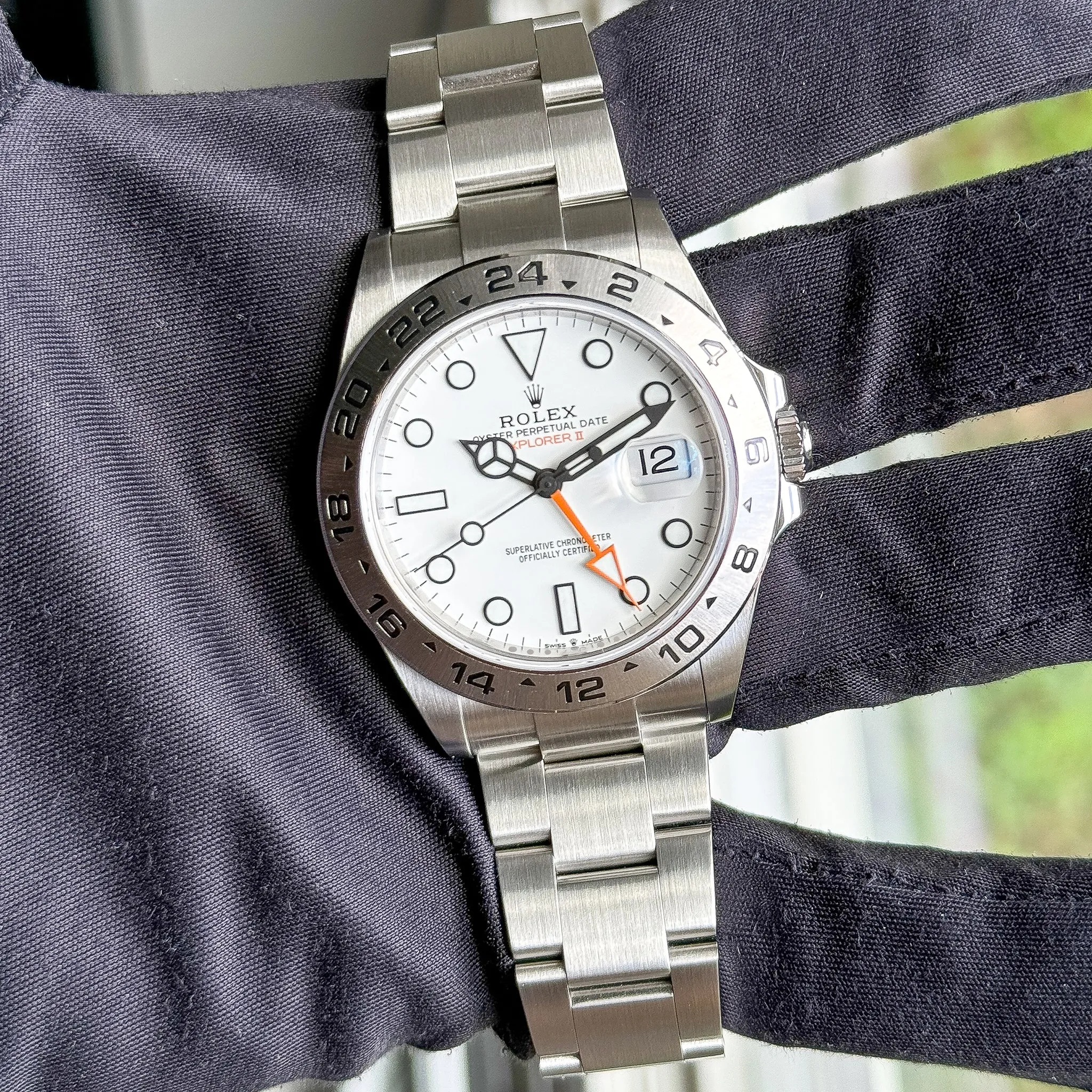 Rolex Explorer II 226570 White FULL SET 2023 Polar 42 mm