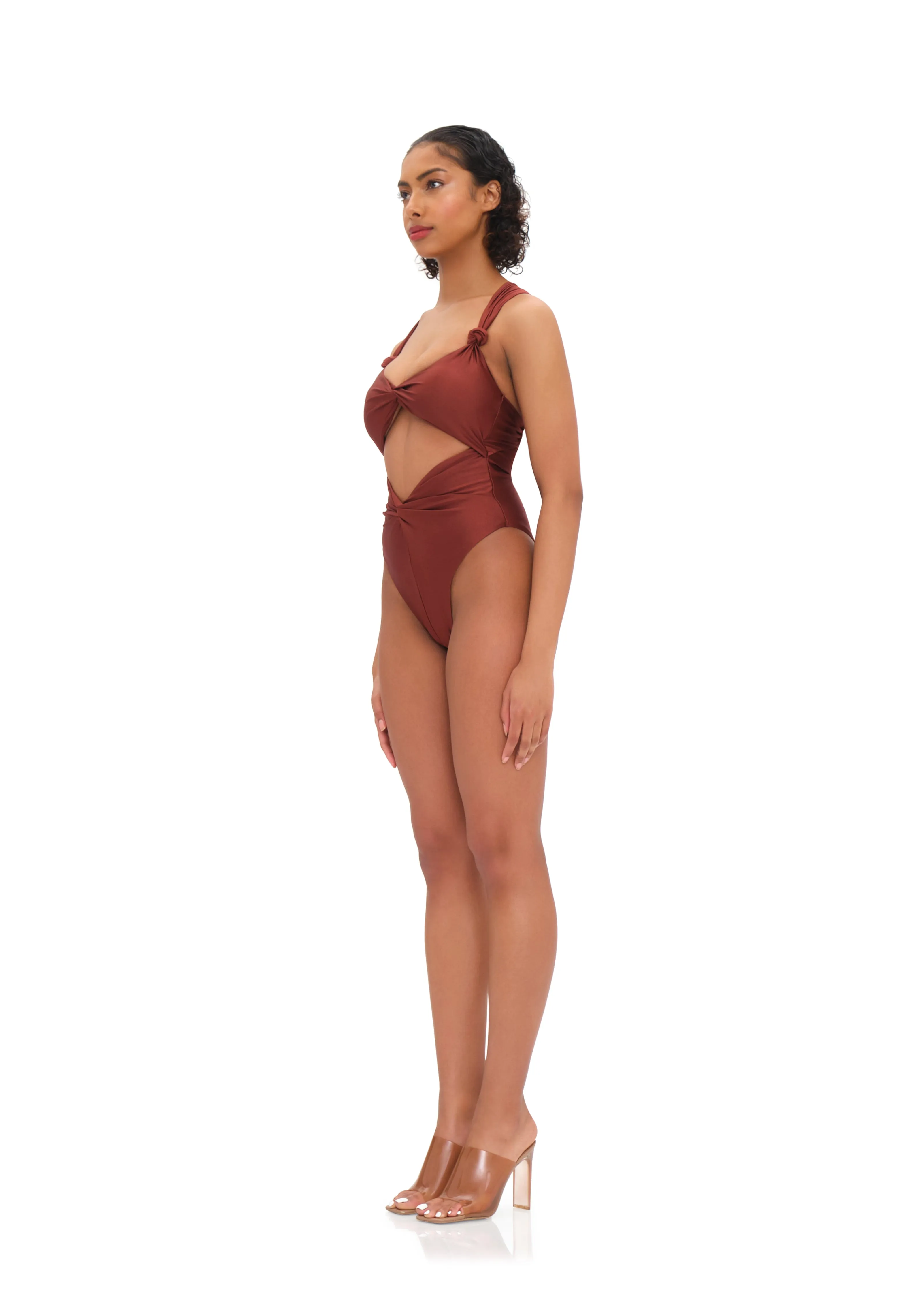 Rora One Piece Swimsuit | Chocolate