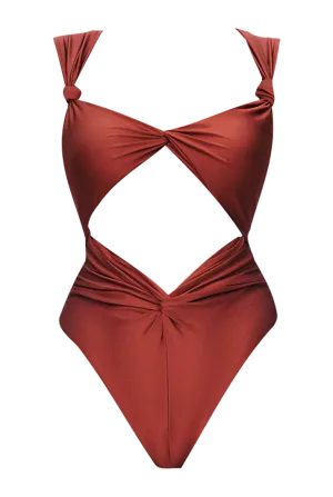 Rora One Piece Swimsuit | Chocolate