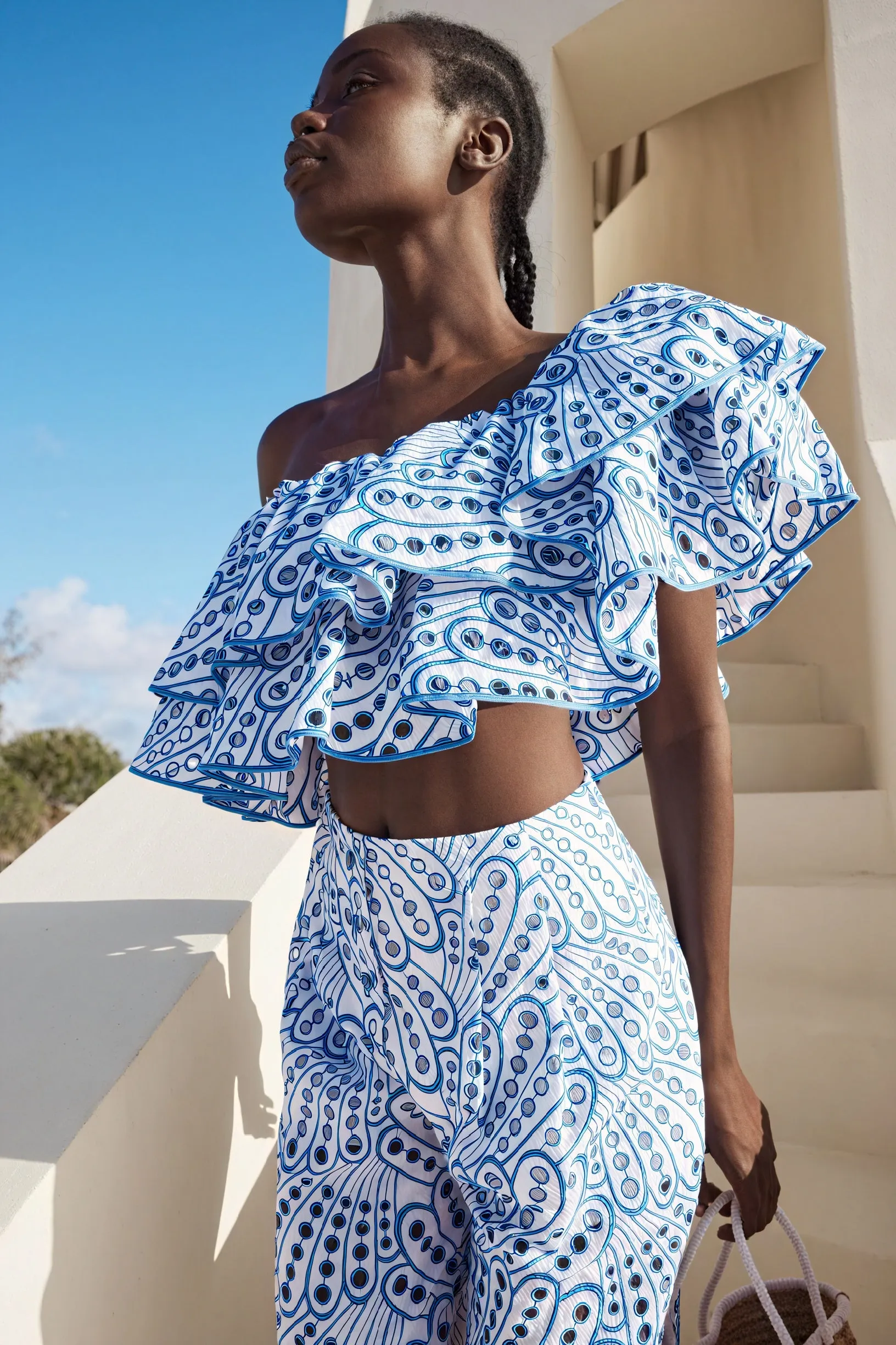 Ruffled Two-Piece Set: Effortless Style