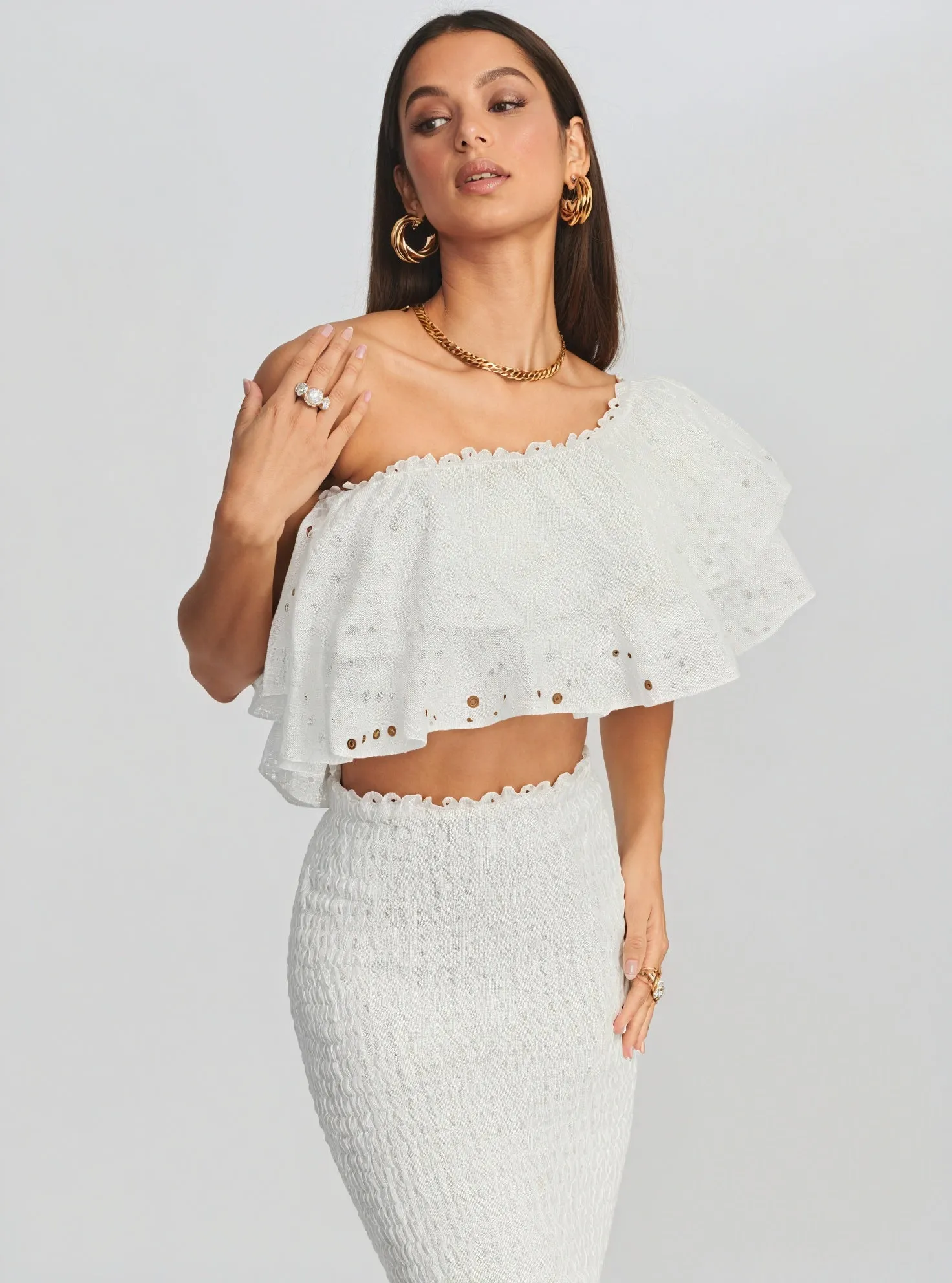 Ruffled Two-Piece Set: Effortless Style