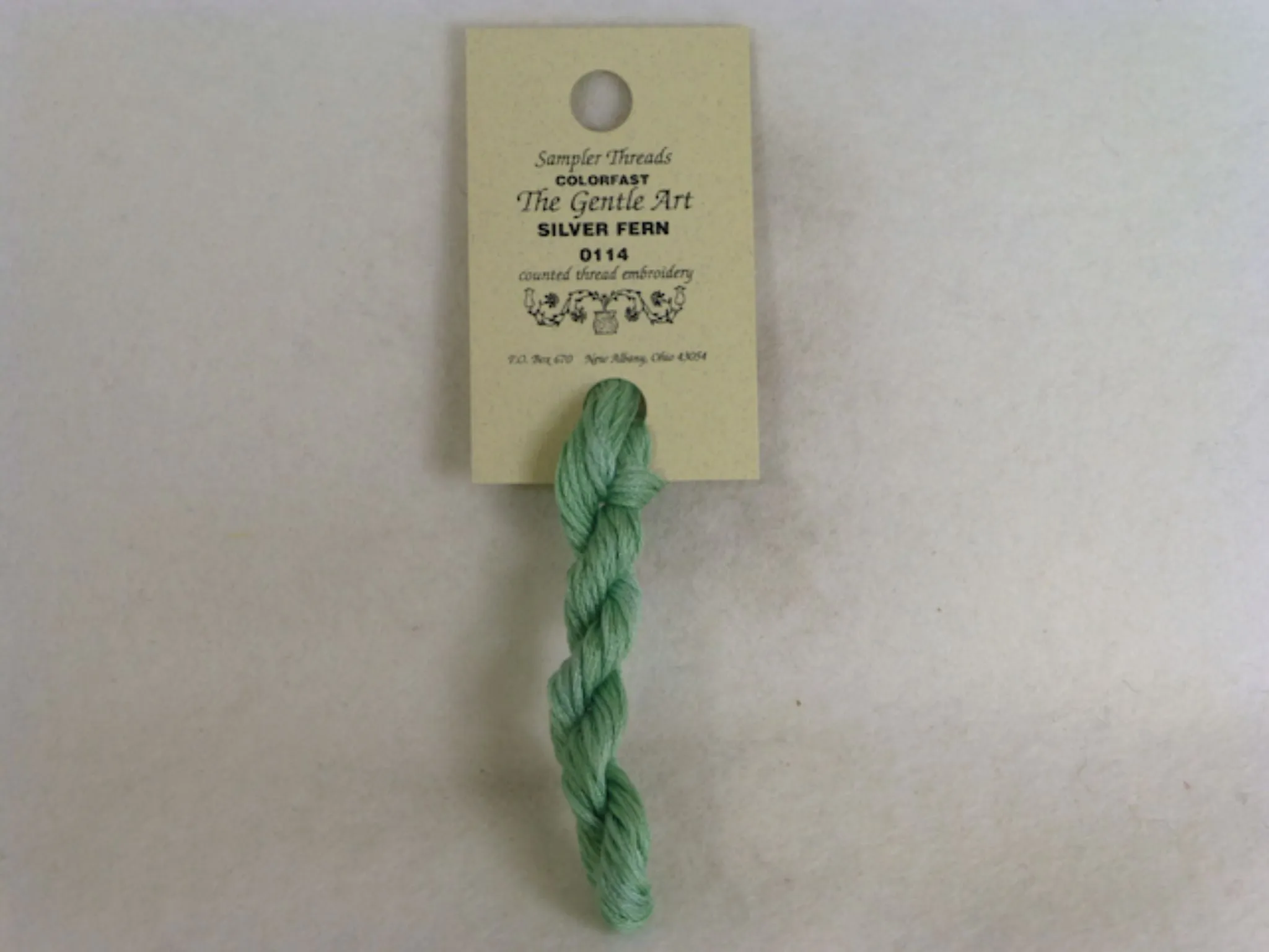 Sampler Threads 0114 Silver Fern