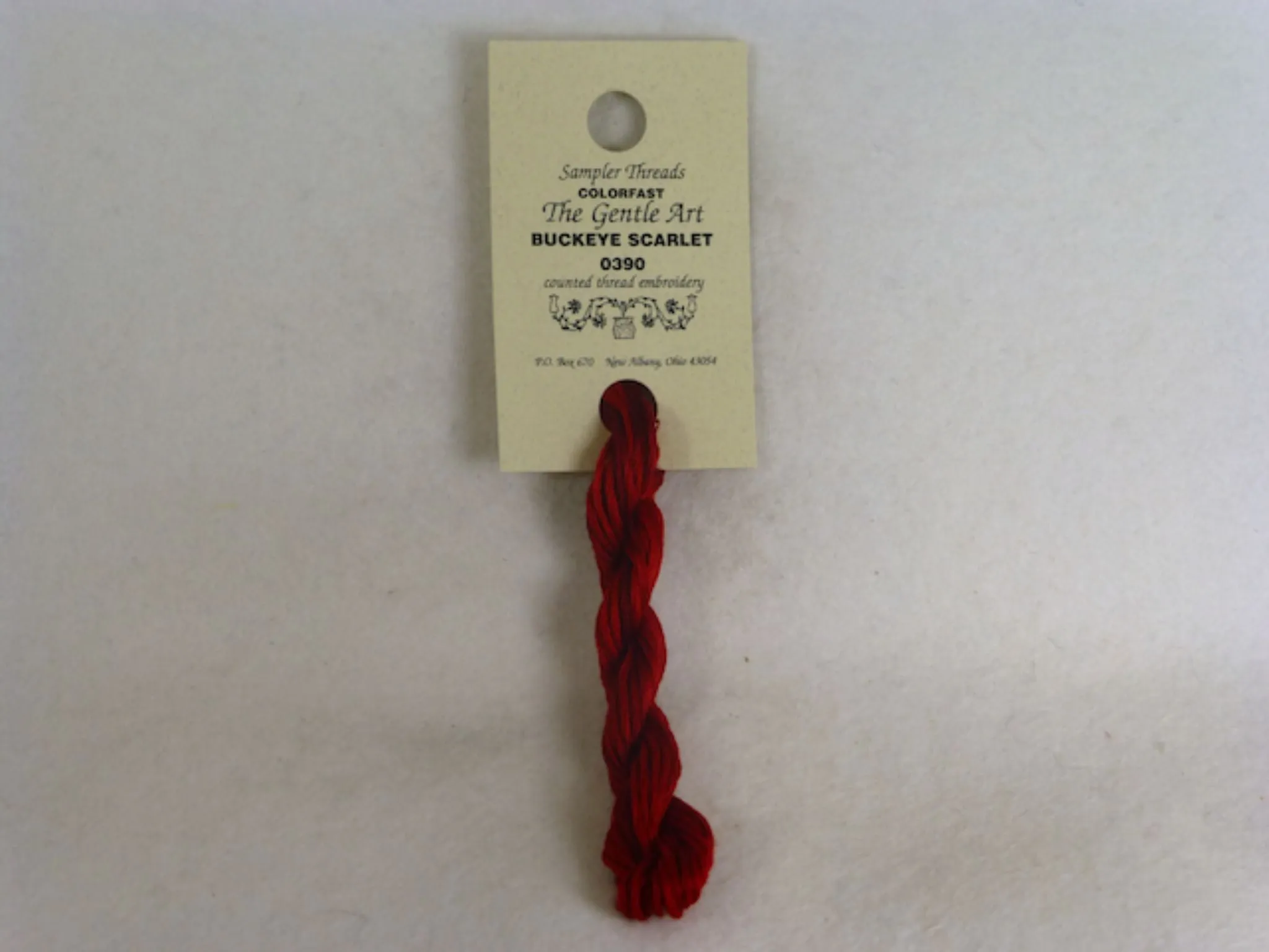 Sampler Threads 0390 Buckeye Scarlet