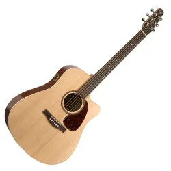 Seagull 030910 / 051908 Coastline SLIM CW Spruce QIT Acoustic Electric Guitar with Carrying Bag MADE In CANADA