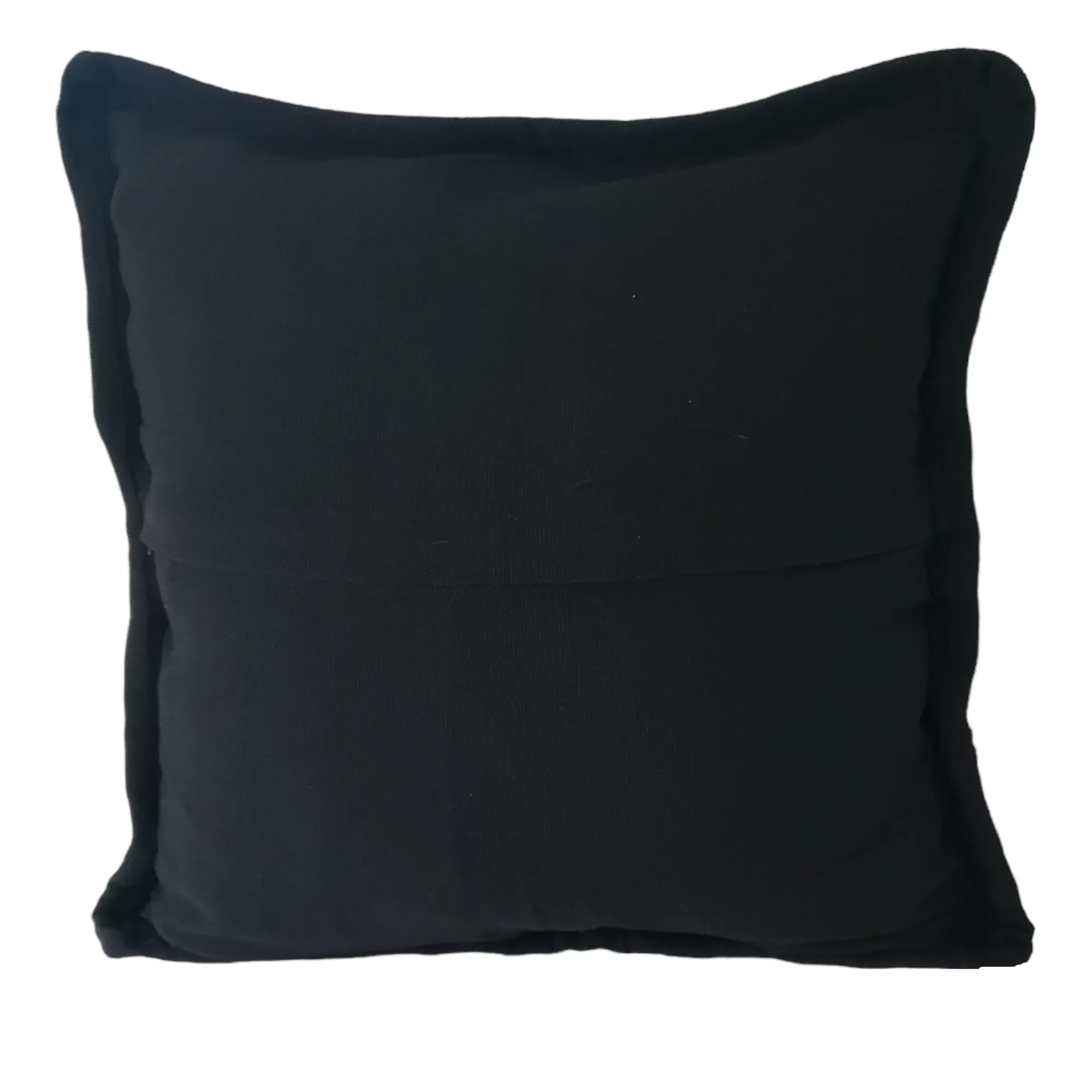 Set of 2 Mexican Pillow Covers Oaxaca Handmade Floral Embroidered Decorative Pillow Case 19"x19"