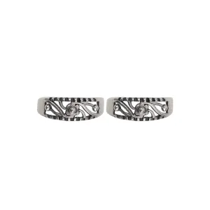 Shakha silver toe ring by Moha
