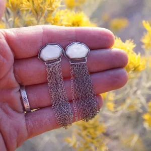 shimmer dangles with faceted moonstone   sterling silver