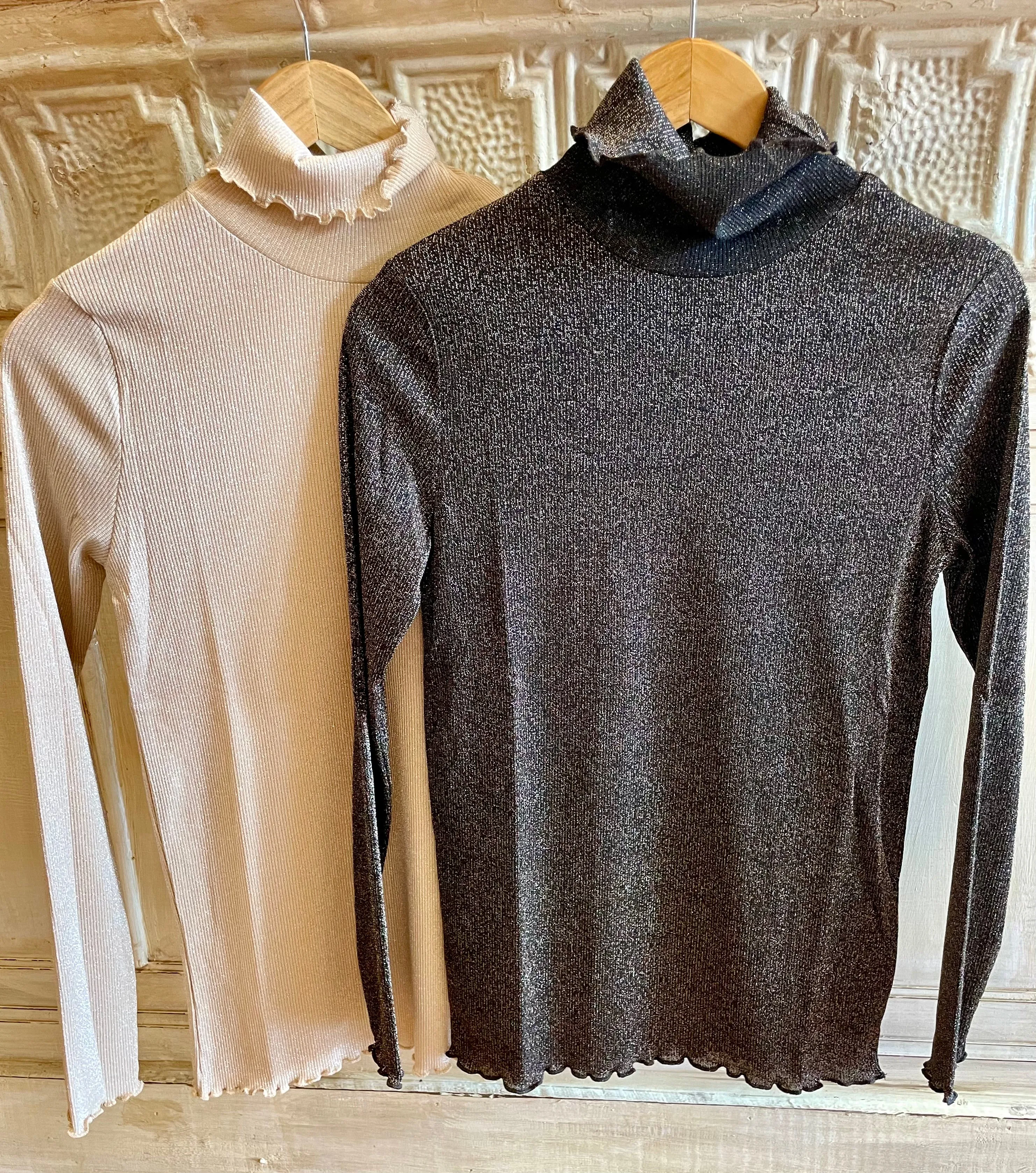 Shimmer Turtleneck