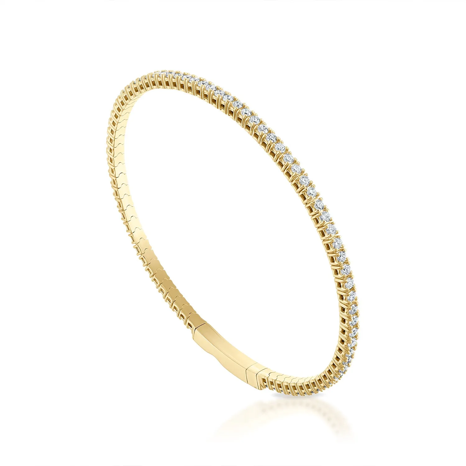 Siroo Diamond Eternity Flex Bangle - 1.5ct