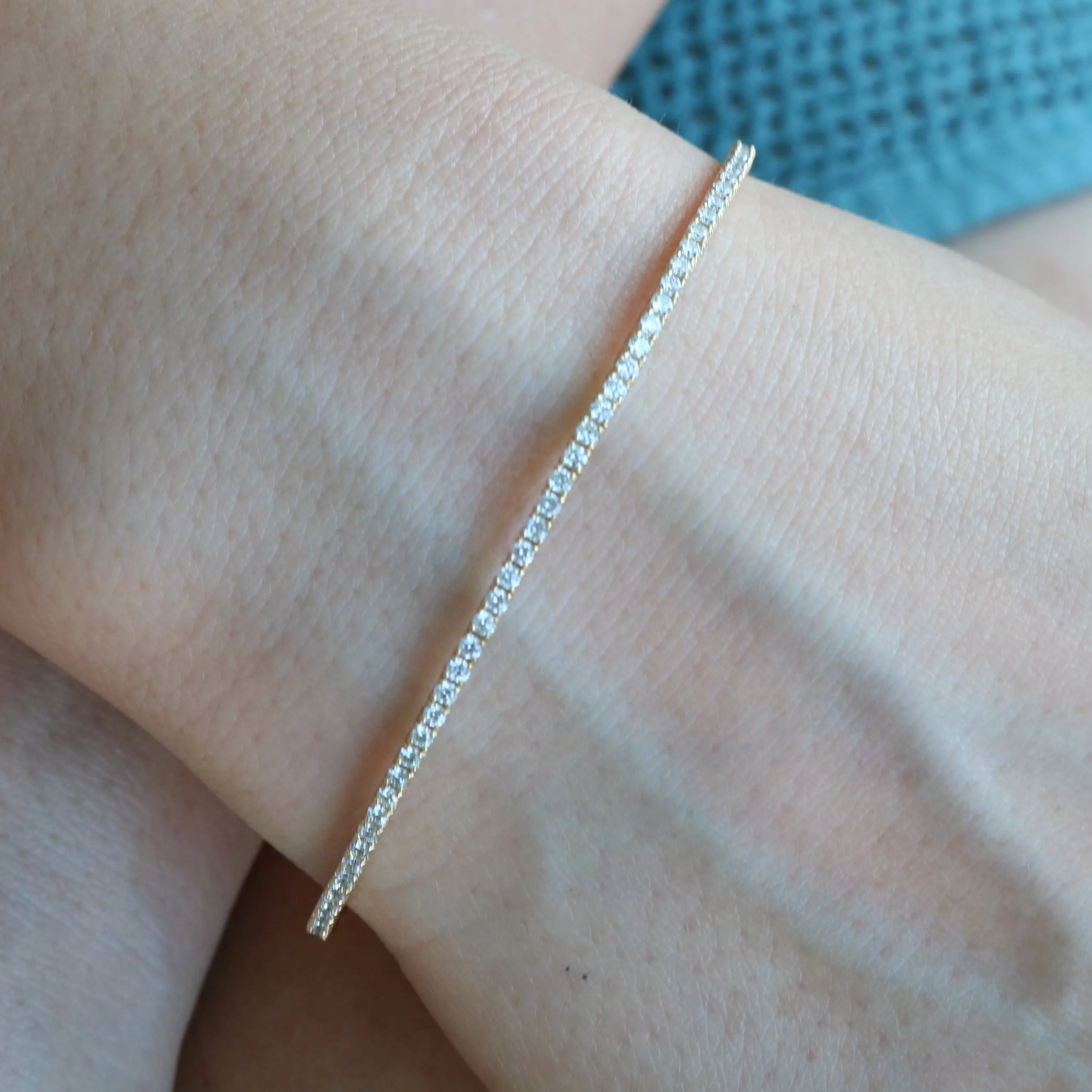 Siroo Diamond Eternity Flex Bangle - 1.5ct
