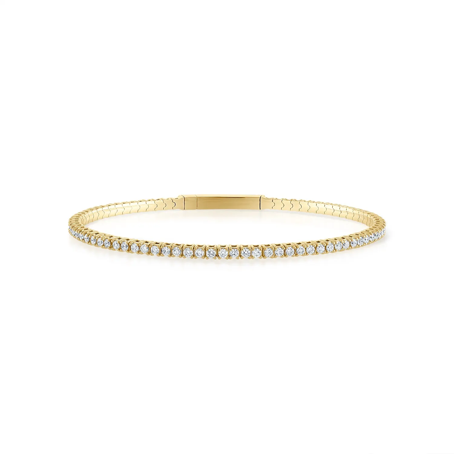 Siroo Diamond Eternity Flex Bangle - 1.5ct