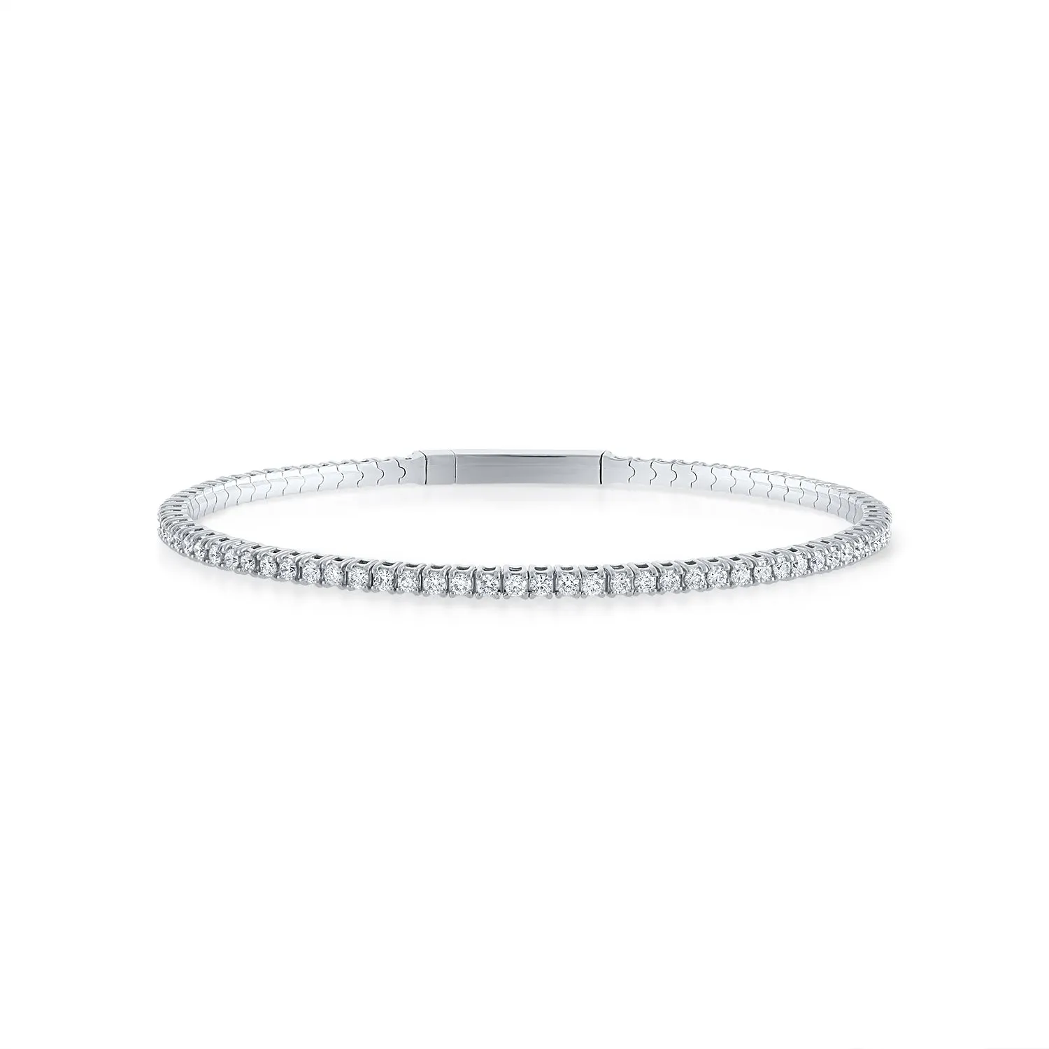 Siroo Diamond Eternity Flex Bangle - 1.5ct