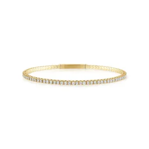 Siroo Diamond Eternity Flex Bangle - 1.5ct