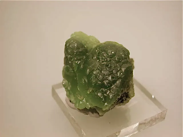 SOLD Smithsonite, 79 Mine, Gila County, Arizona, Kalaskie Collection #1230, Miniature 1.7 x 3.0 x 3.2 cm, $60.  Online 11/9.