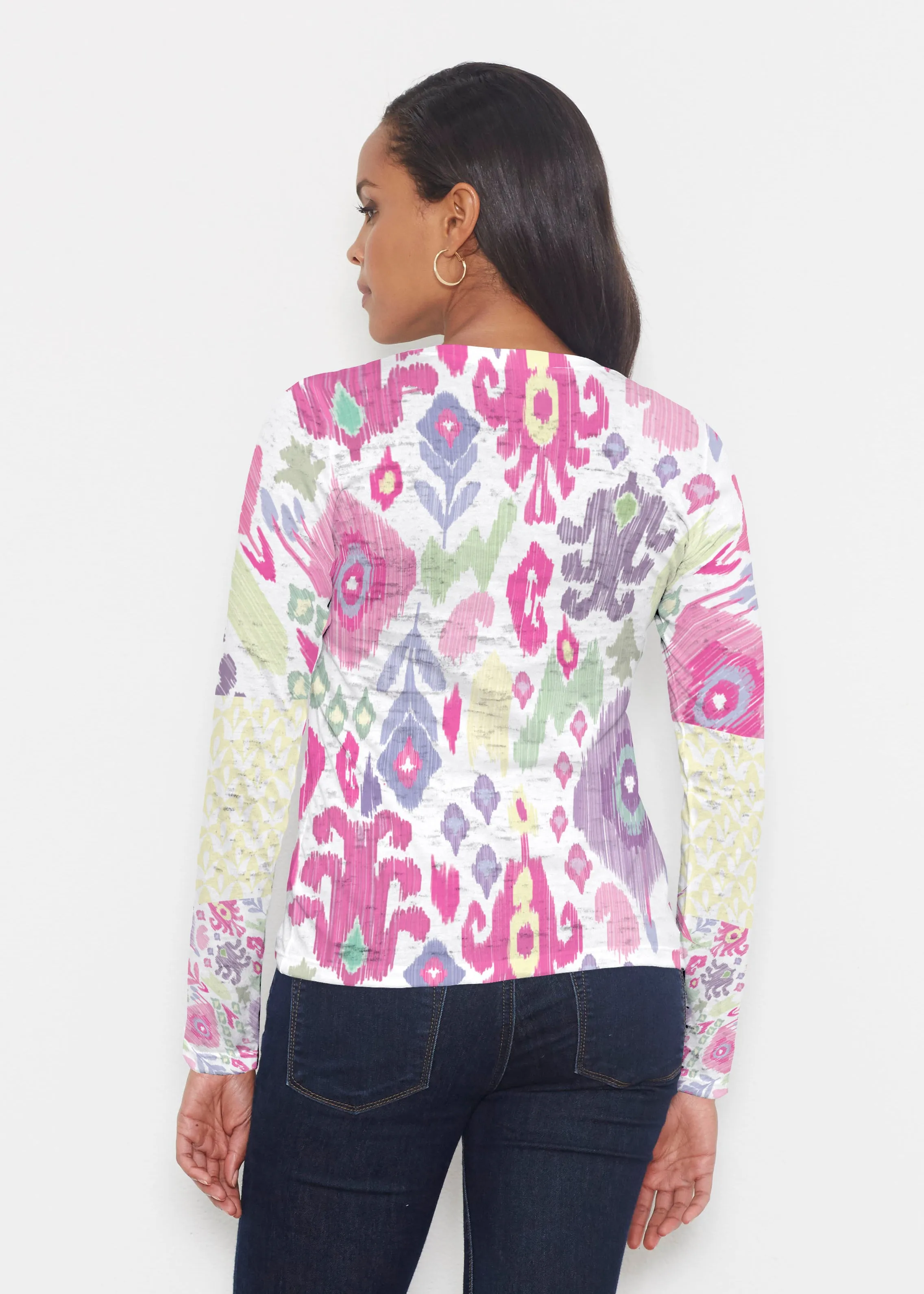 Spring Pastel (8155) ~ Signature Long Sleeve Crew Shirt