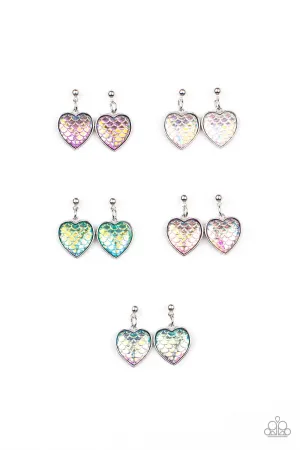 SS - Mermaid Heart Earrings