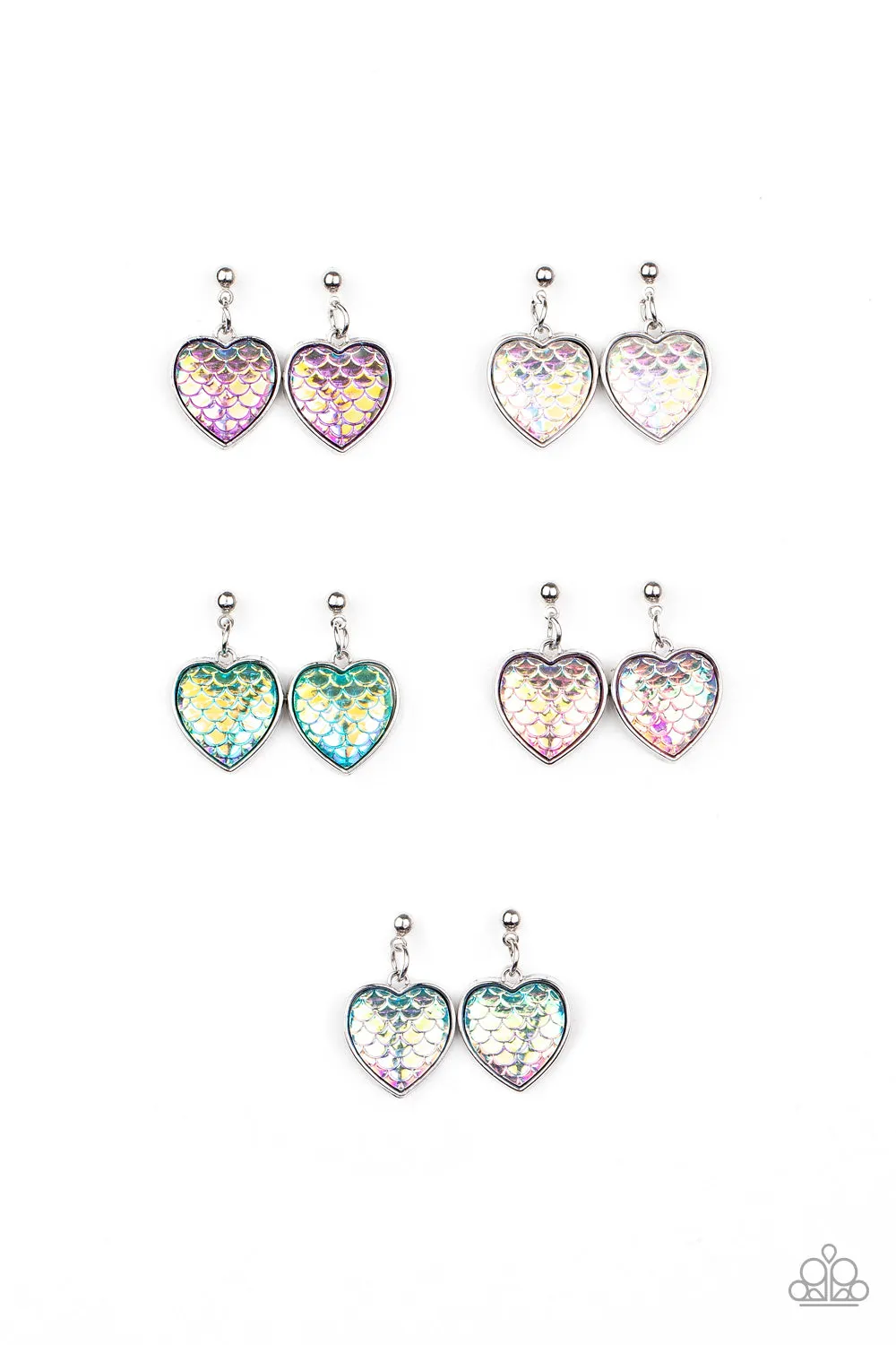 SS - Mermaid Heart Earrings