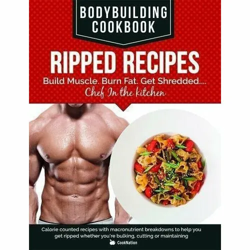 Stretch [Hardcover], Get Lean And Strong, BodyBuilding Cookbook Ripped Recipes 3 Books Collection Set