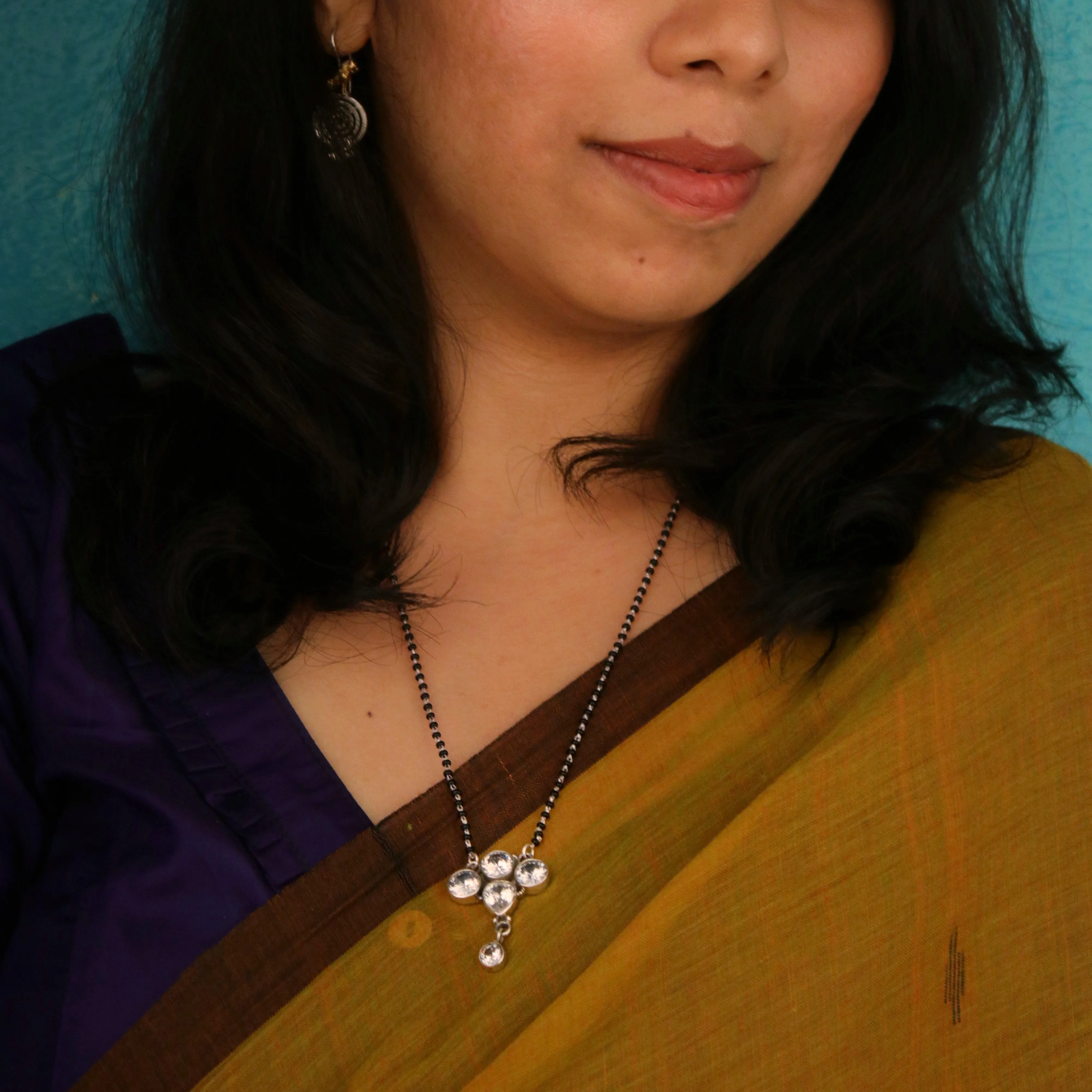 Taaj Silver Mangalsutra By Moha