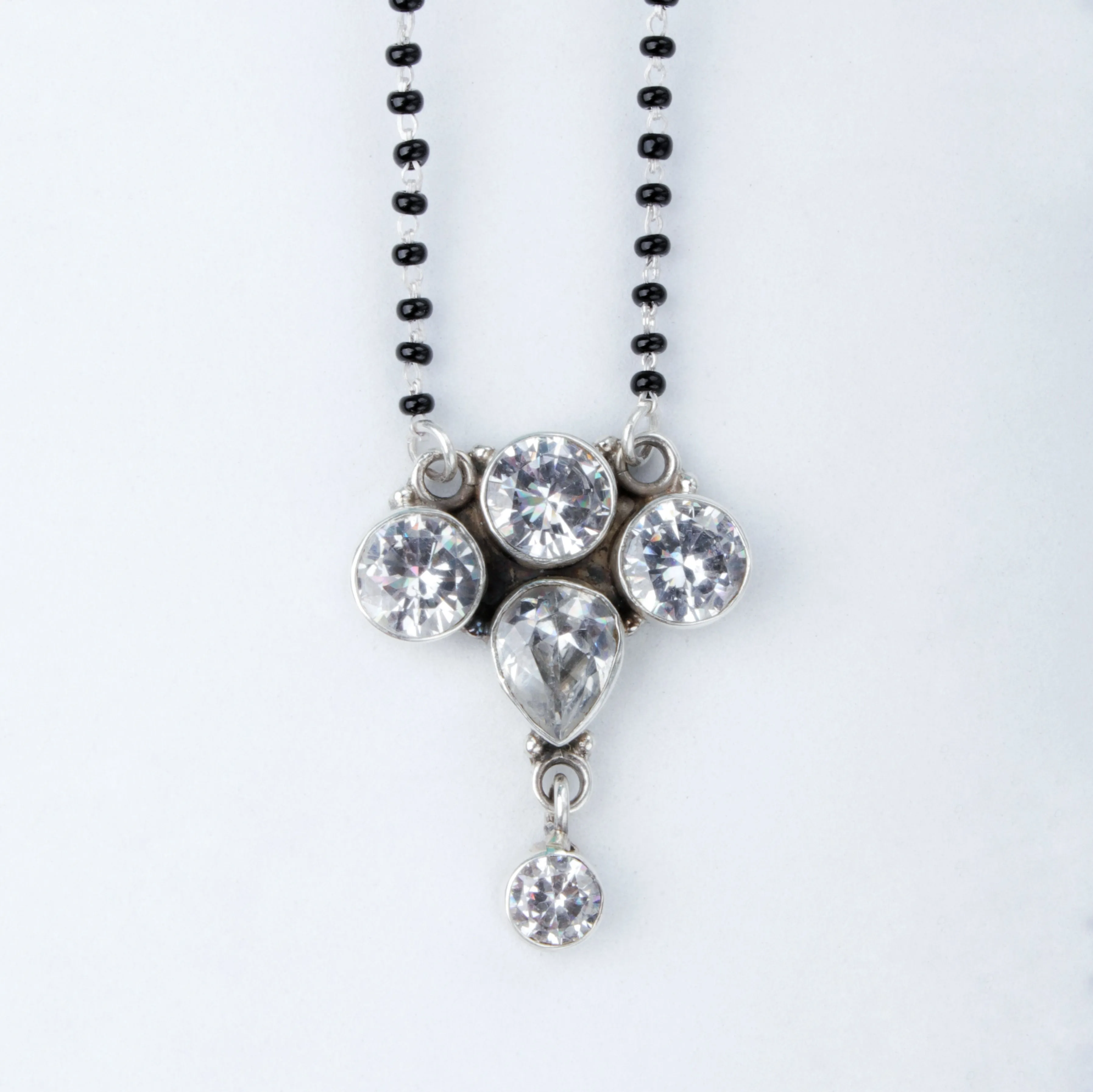 Taaj Silver Mangalsutra By Moha