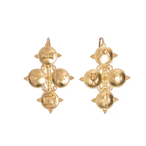 Tatva Gold Plated Silver Earrings By Moha