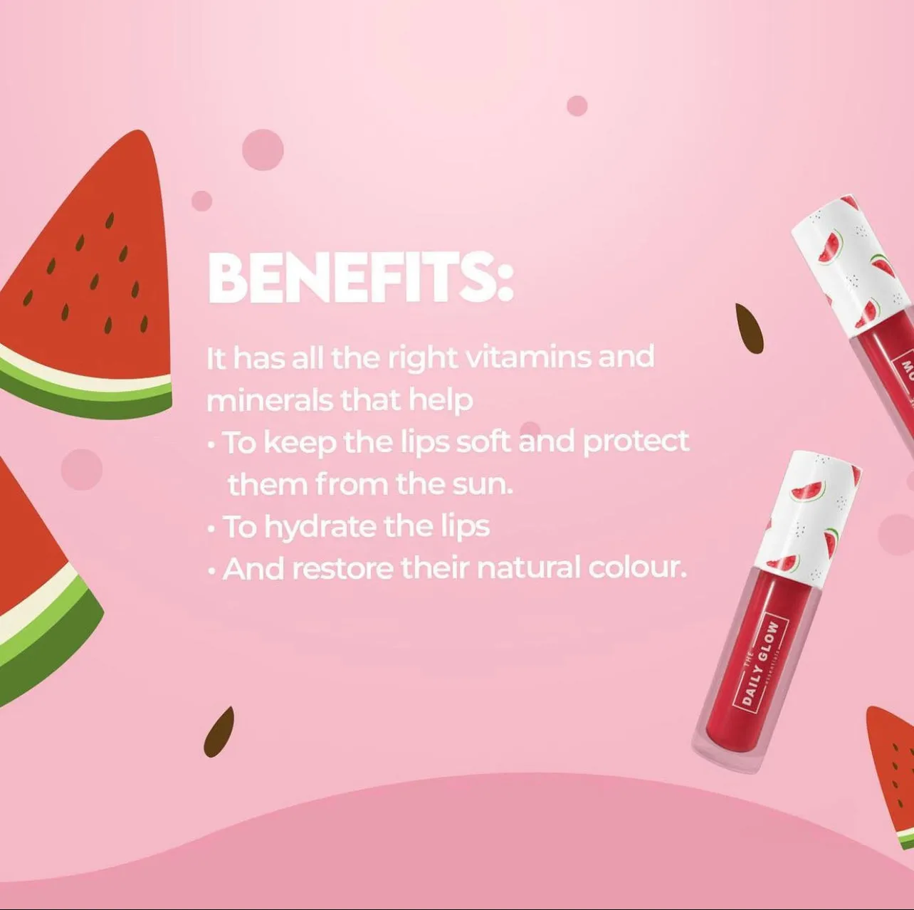 The Daily Glow Watermelon Lip Oil
