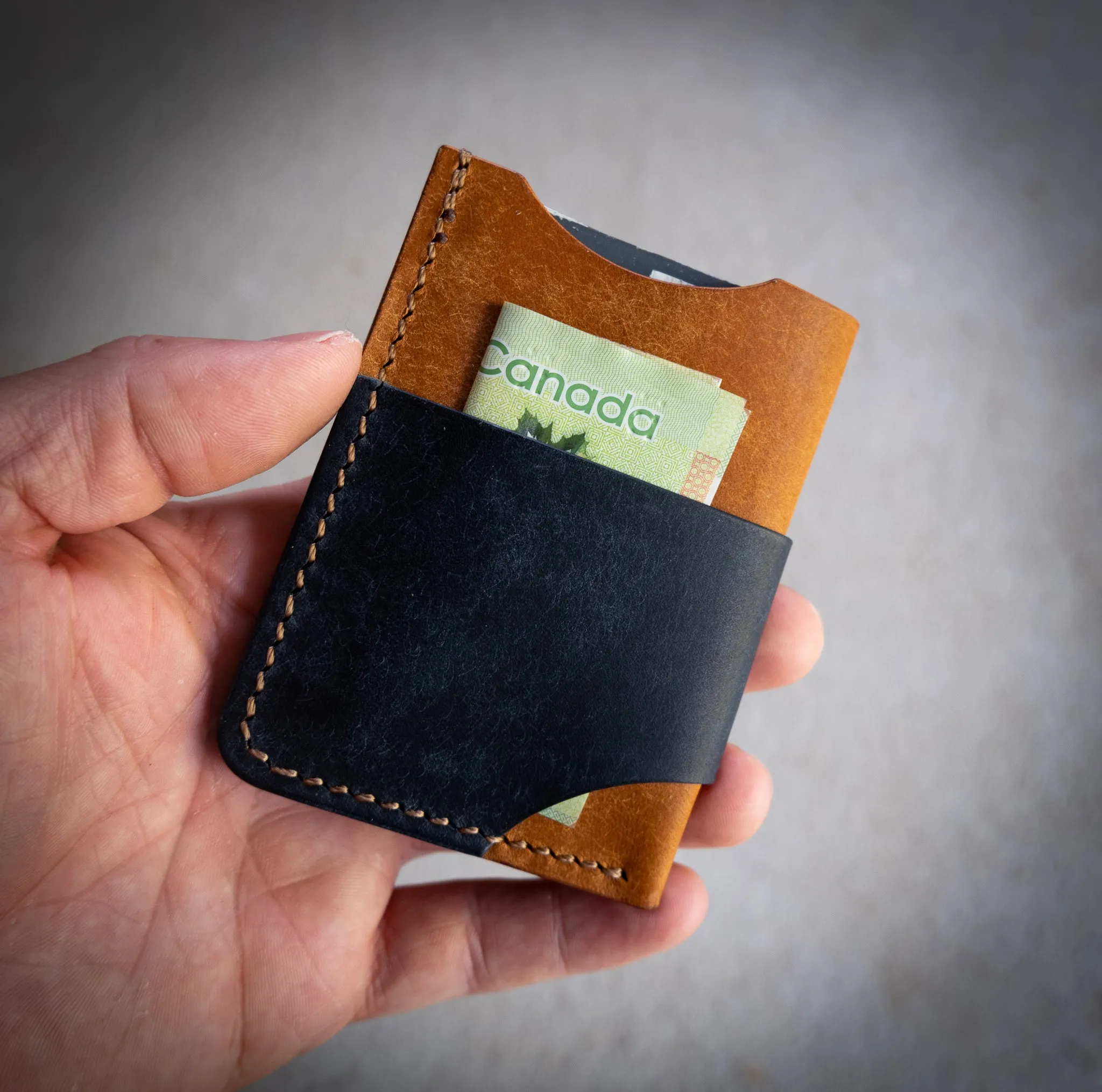 The James Wallet - Blue and Cognac Pueblo