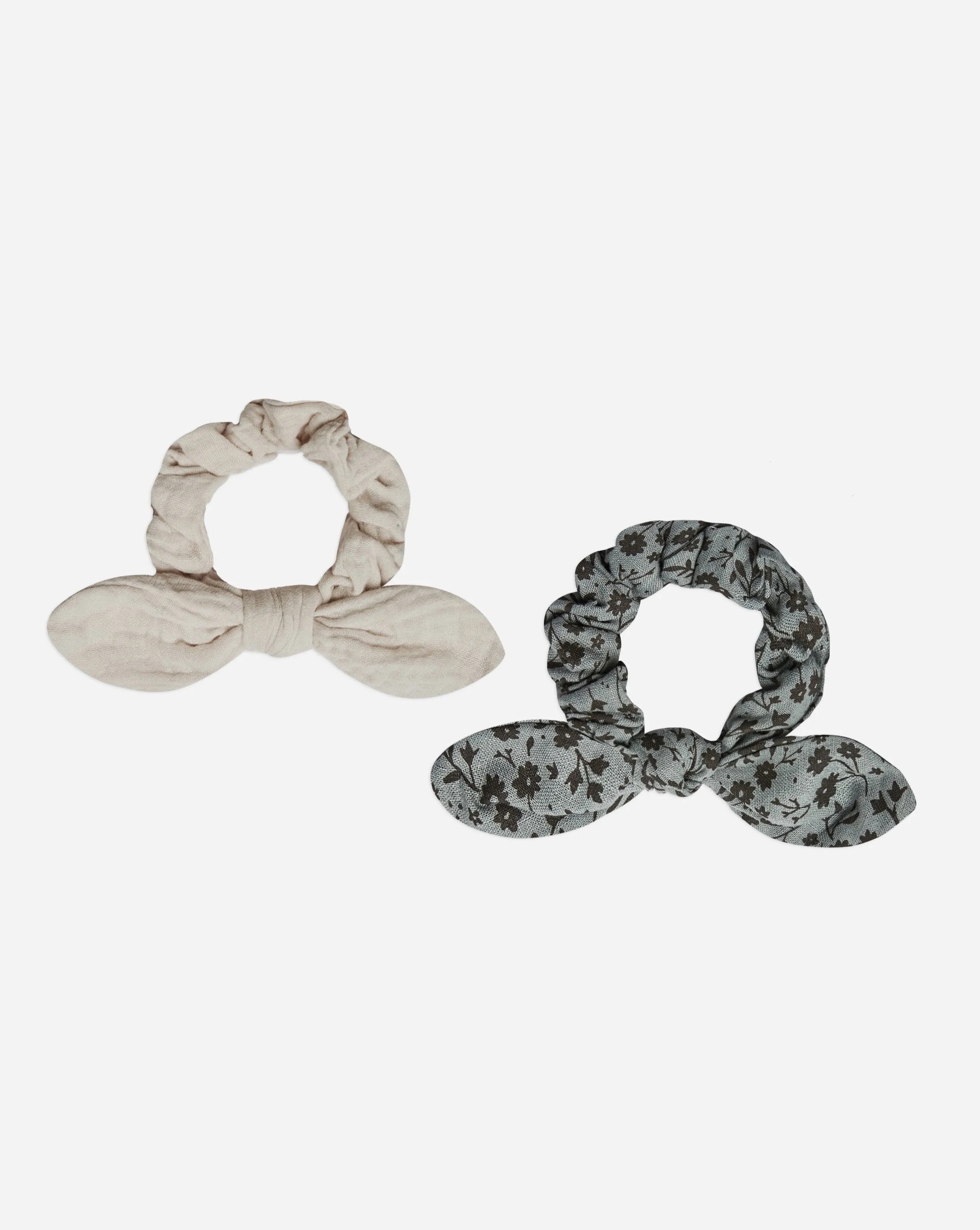The Scrunchie 2-pack Set by Rylee & Cru - Indigo, Stone