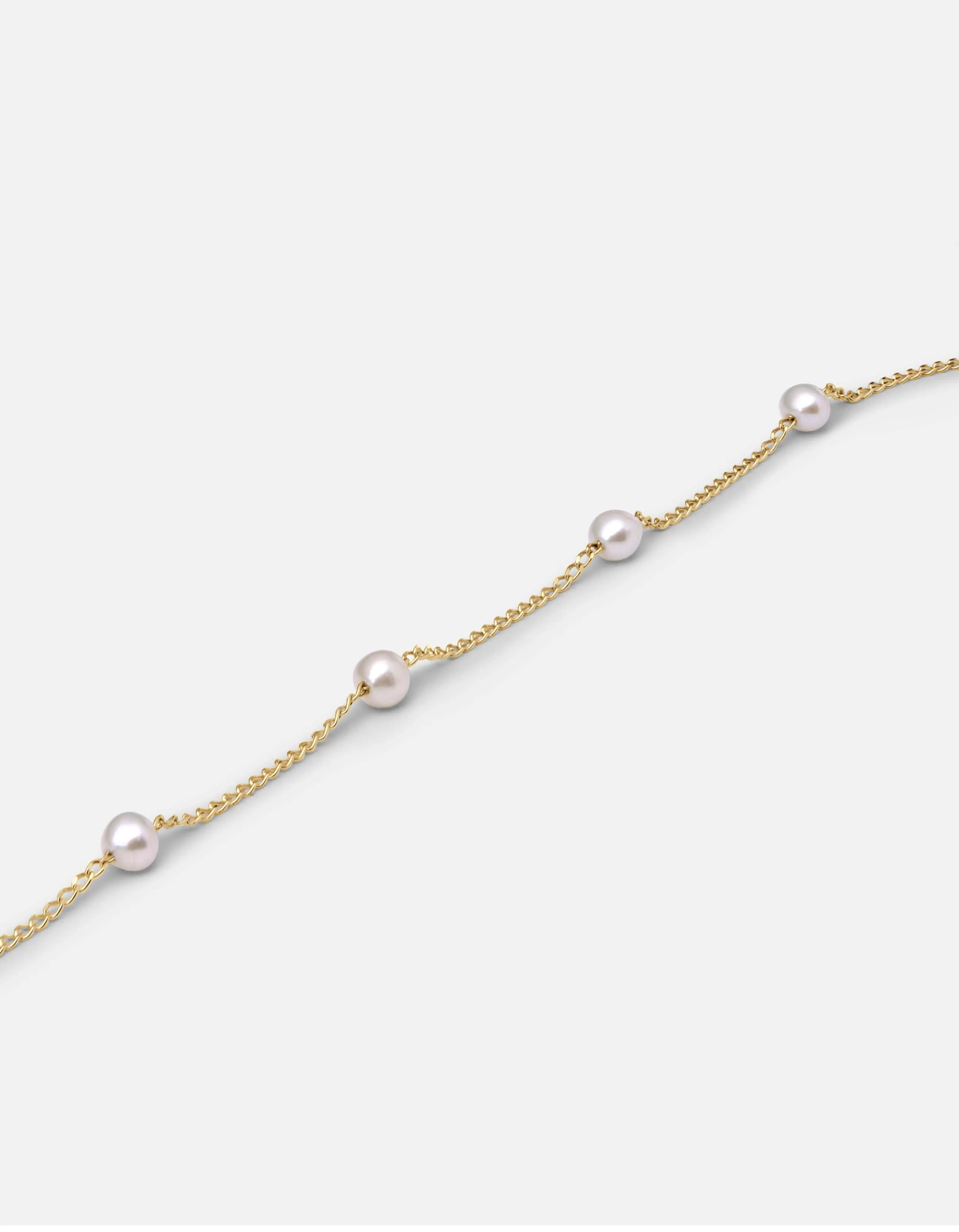 Tiana Pearl Necklace, 14k Gold