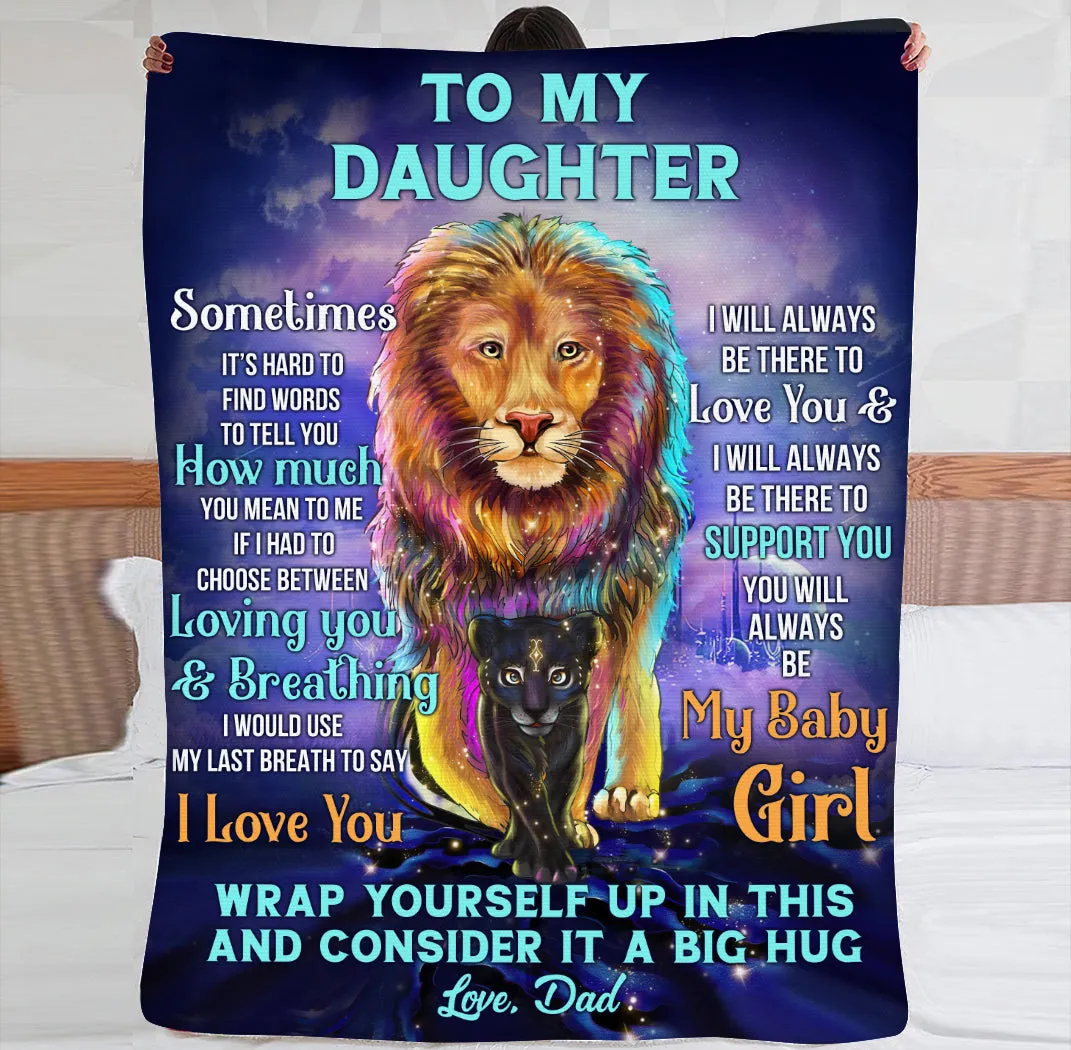 To My Daughter - Blanket - Christmas Gift  - Nss