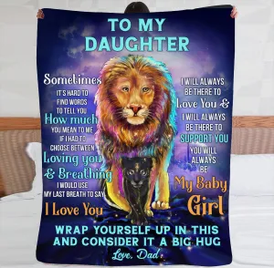 To My Daughter - Blanket - Christmas Gift  - Nss