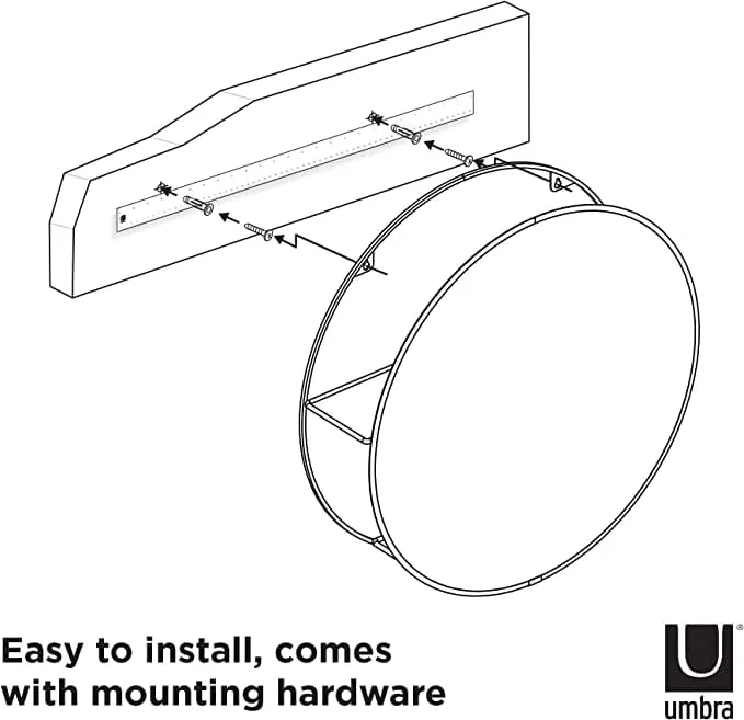 Umbra Cirko Mirror Black UMB1013194040