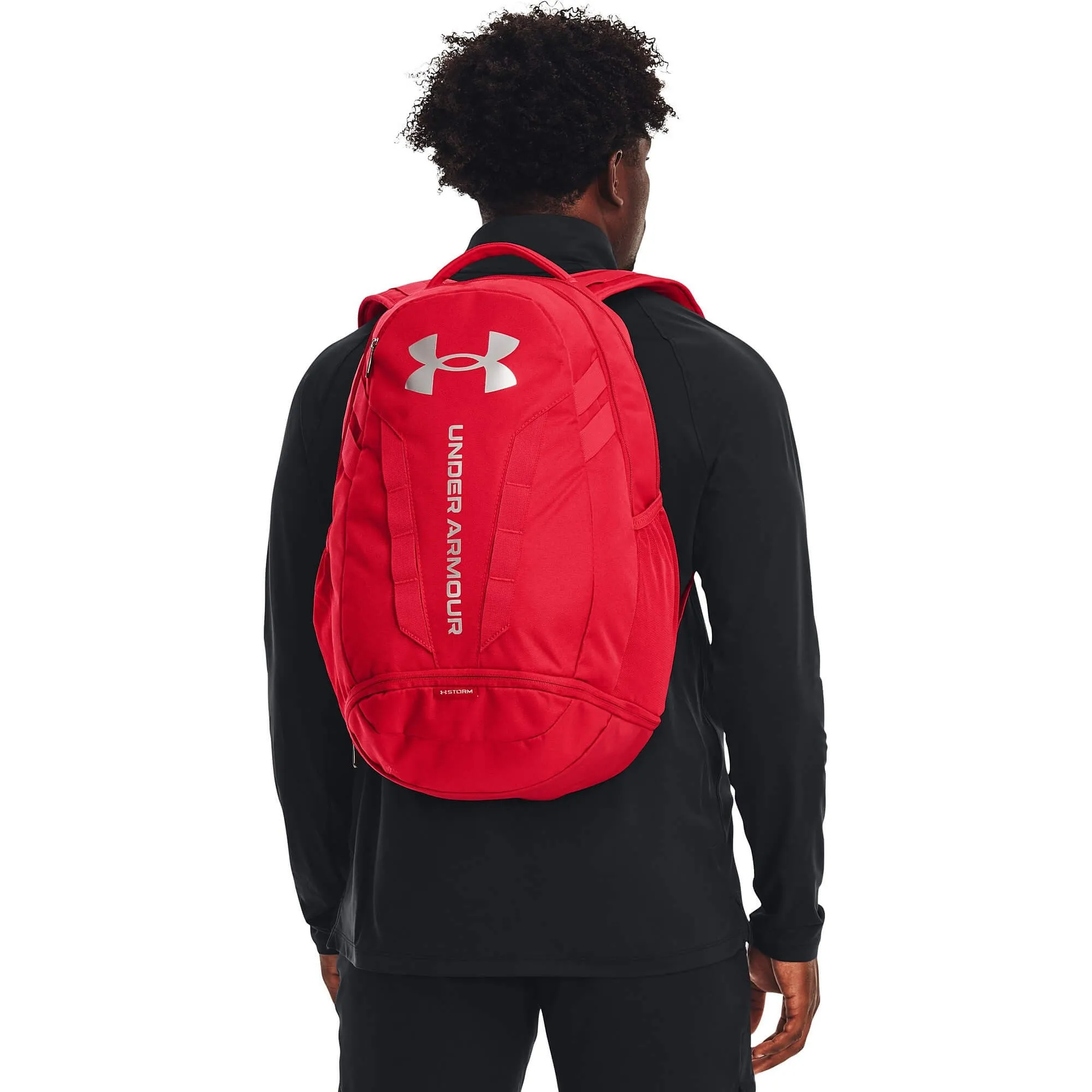 Under Armour UA Hustle 5.0 Backpack Red / Silver
