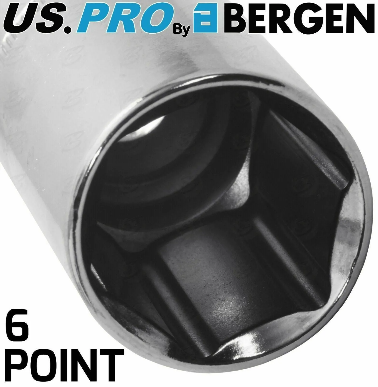 US PRO 42PCS 1/4" & 3/8" & 1/2" DRIVE 6 POINT DEEP SOCKETS 4MM - 24MM