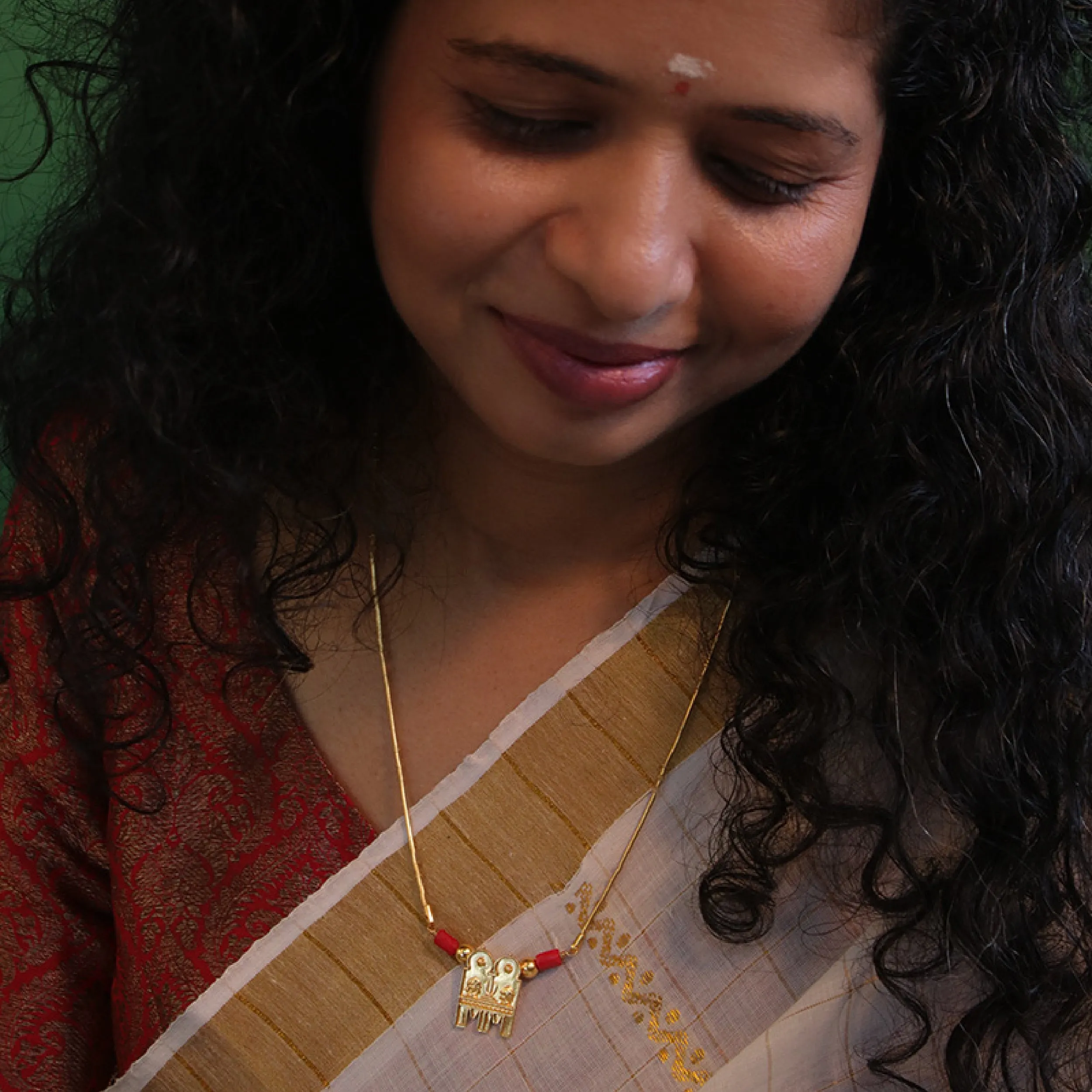 Venkatesh Taali Silver Chain (Gold Plated) by MOHA