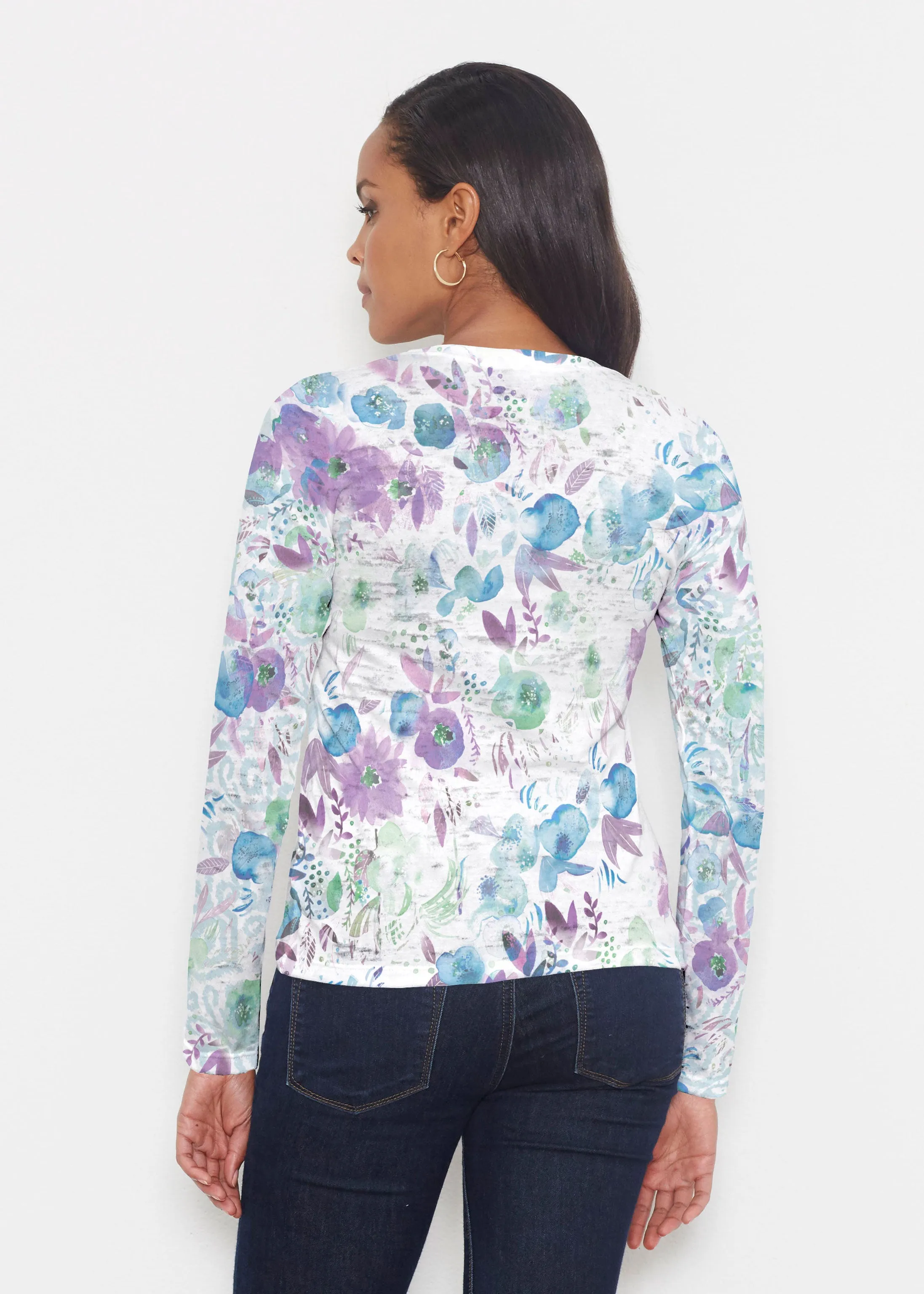 Violet (16228) ~ Signature Long Sleeve Crew Shirt