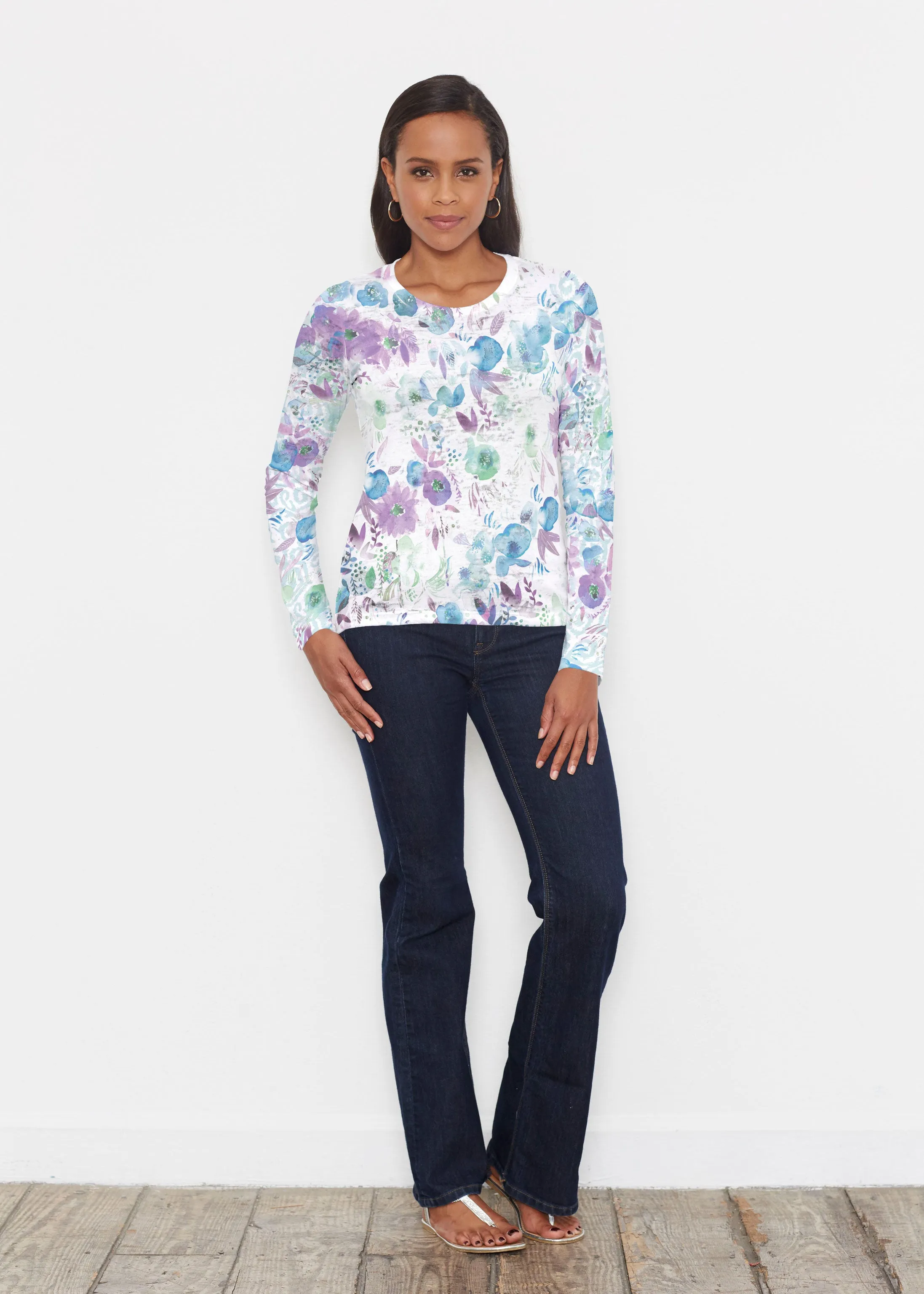 Violet (16228) ~ Signature Long Sleeve Crew Shirt