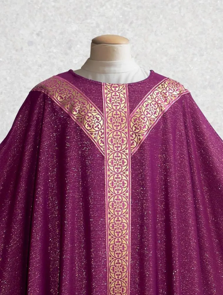 Y-Yoke Leonardo Purple Sample Chasuble