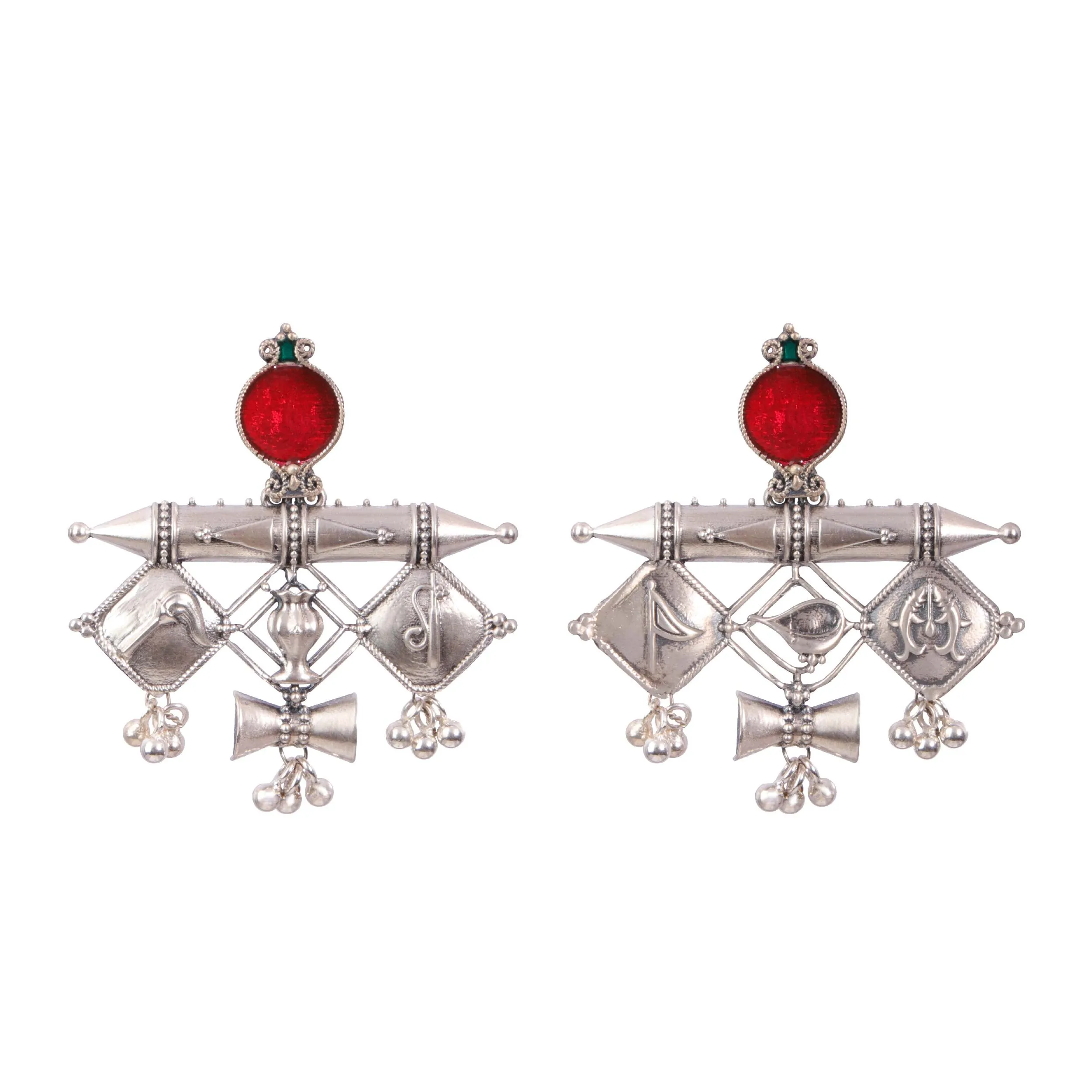 Yogini Silver Earring by MOHA