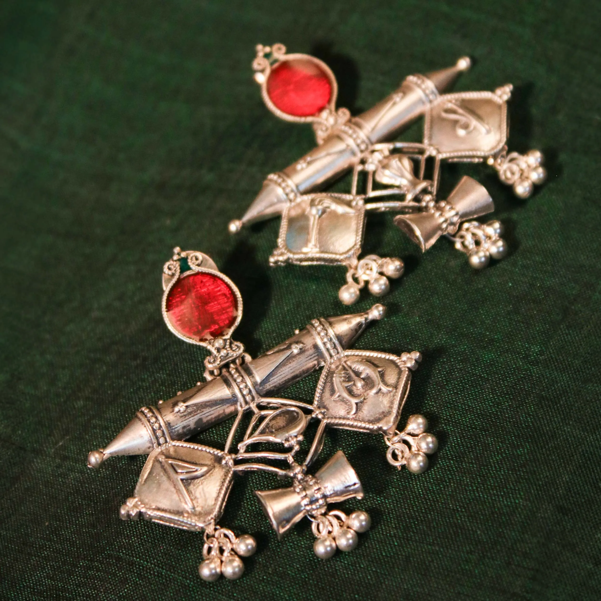 Yogini Silver Earring by MOHA