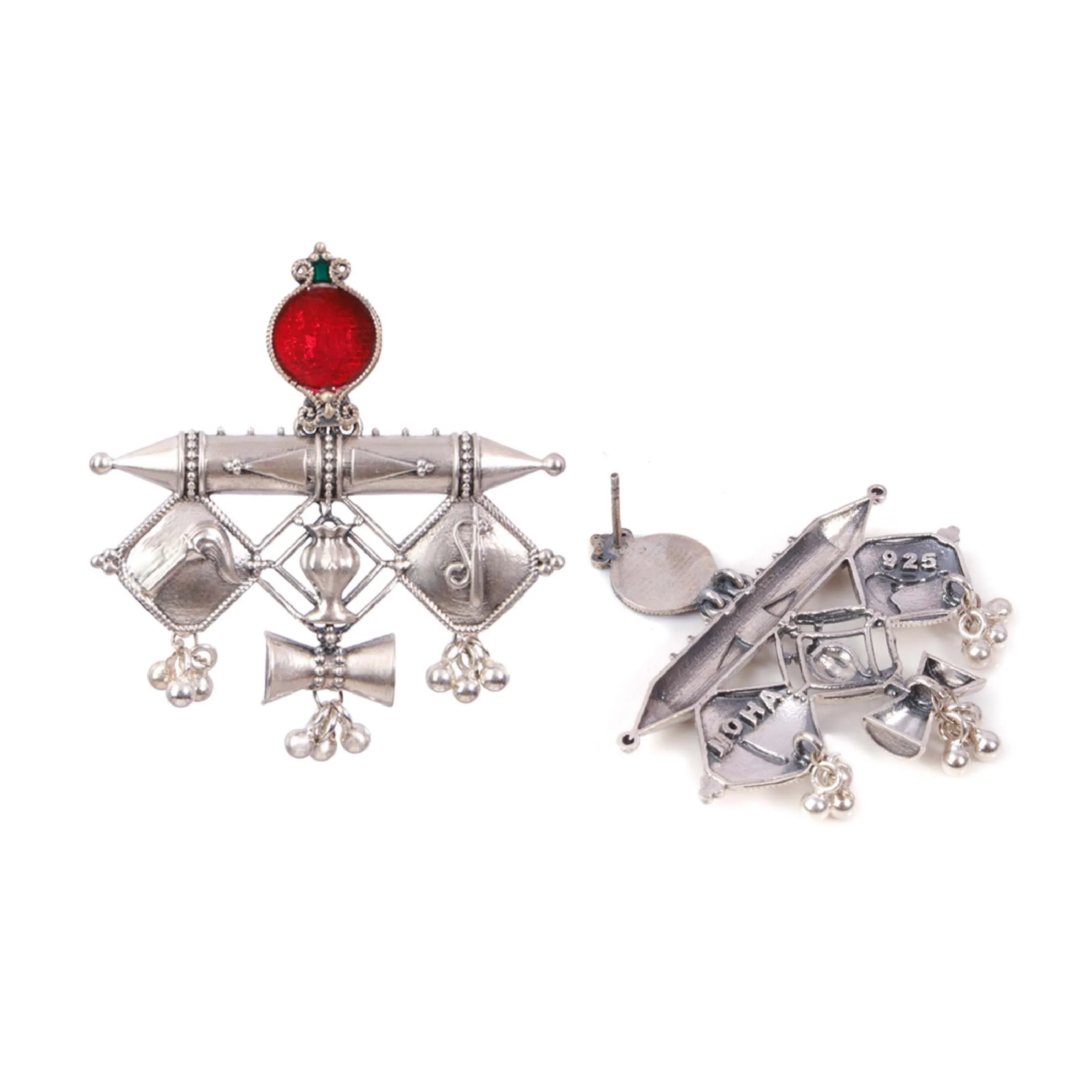 Yogini Silver Earring by MOHA