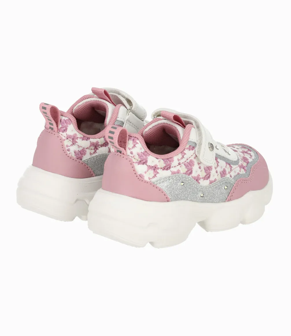 Zapatilla bebé niña con luces