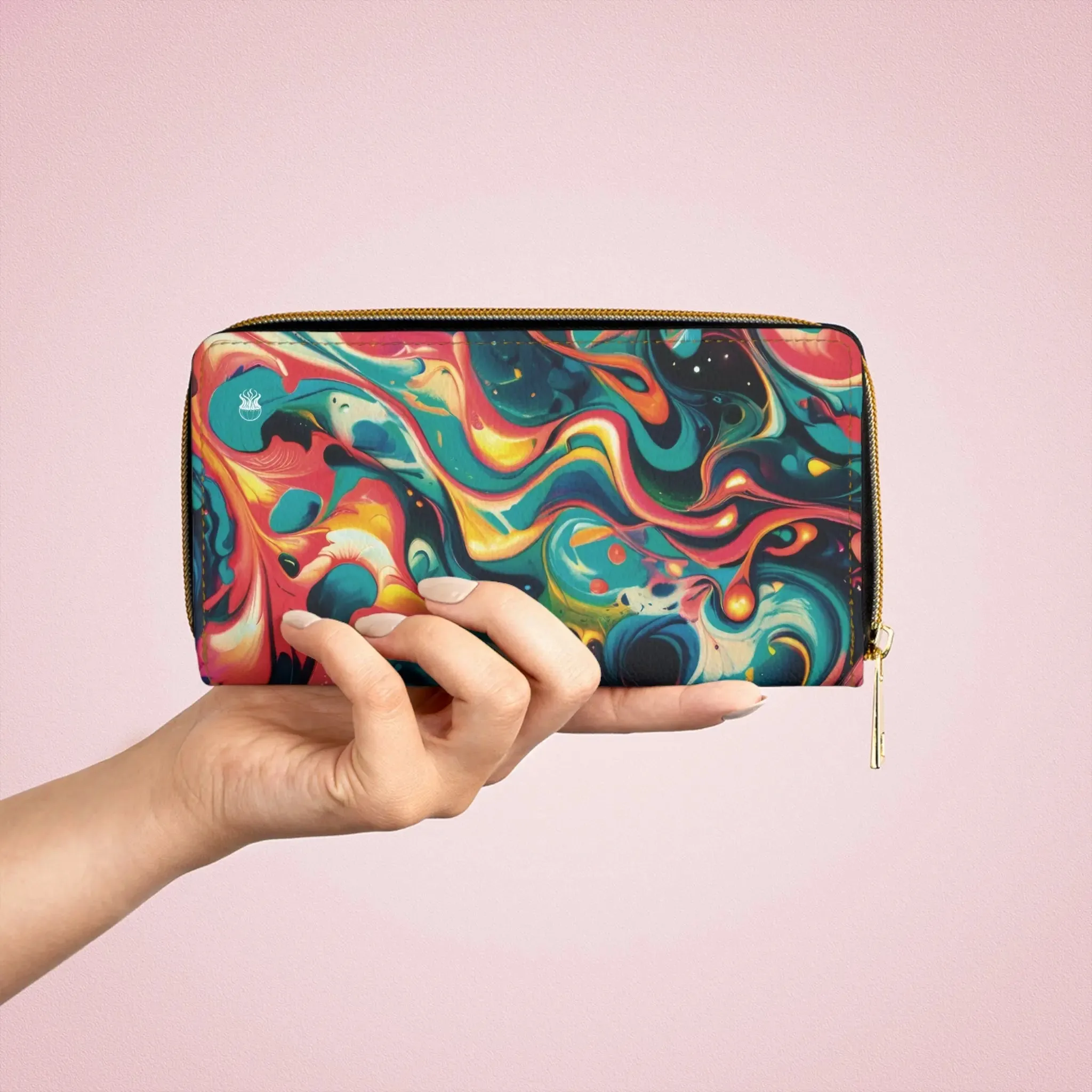 Zipper Wallet Celestial Splash