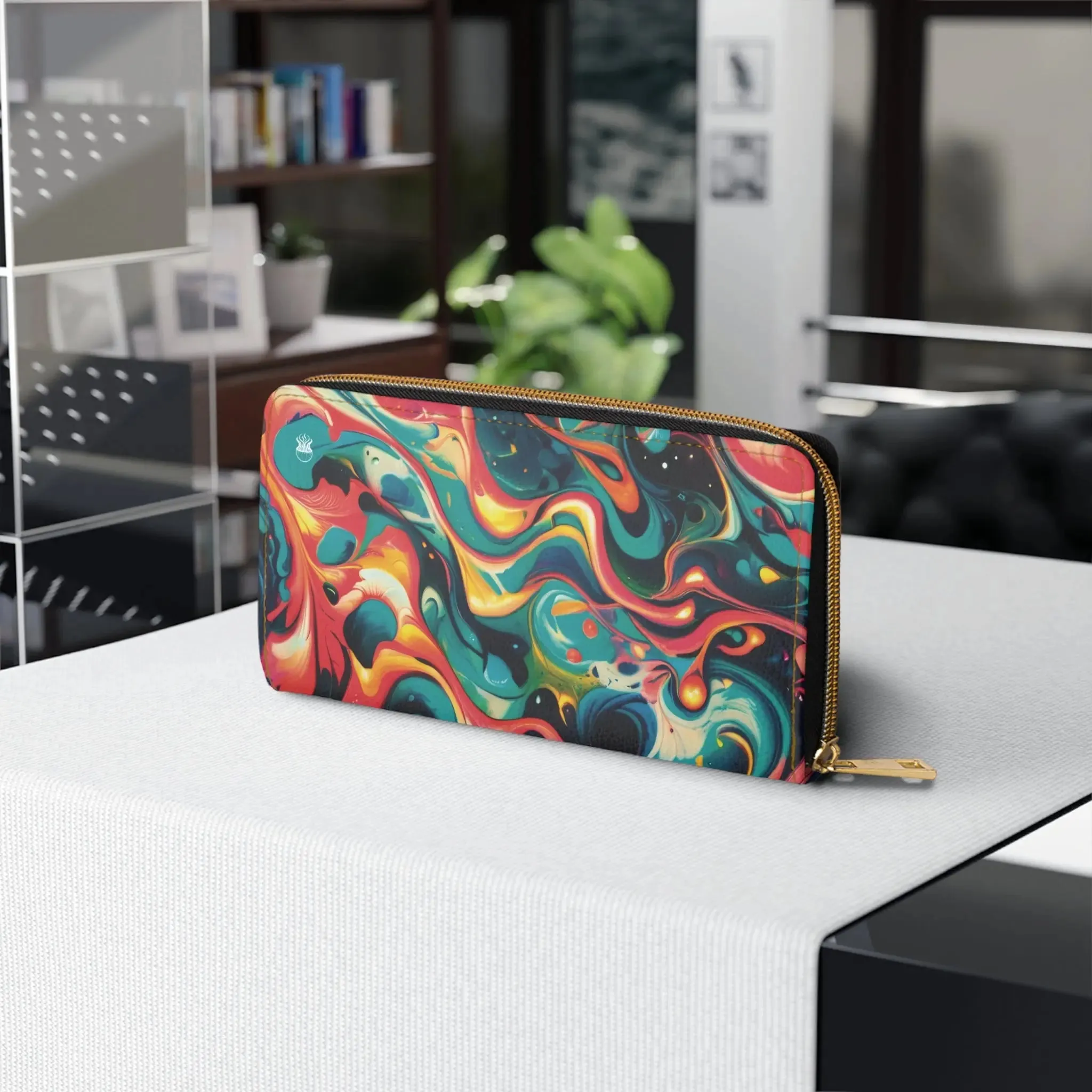 Zipper Wallet Celestial Splash