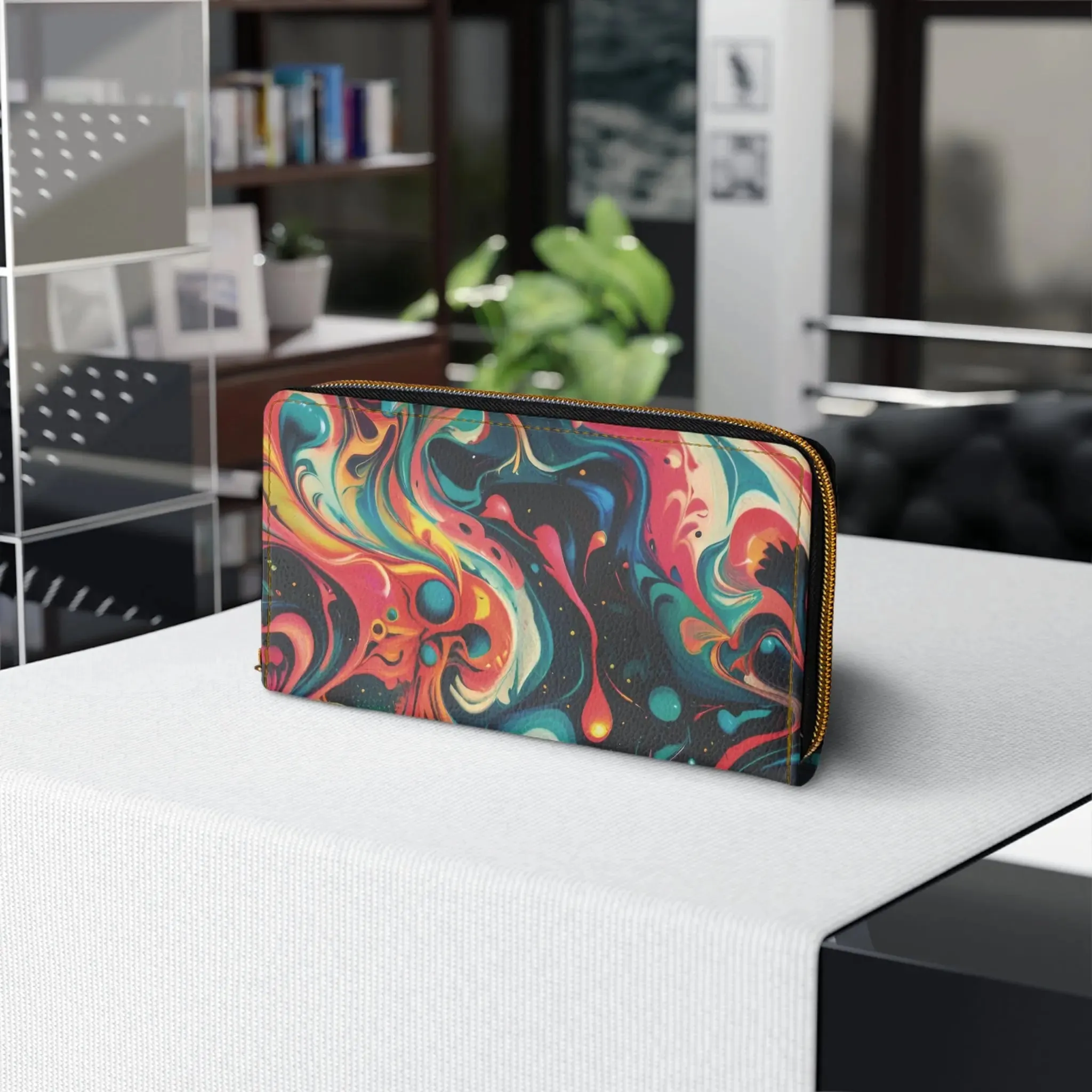 Zipper Wallet Celestial Splash